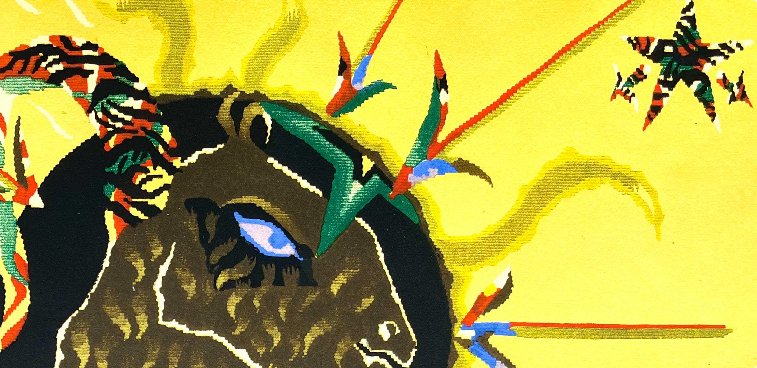 Jean Lurçat, Le Capricorne (Capricorn), Les Signes du zodiaque, Limited Edition Lithograph