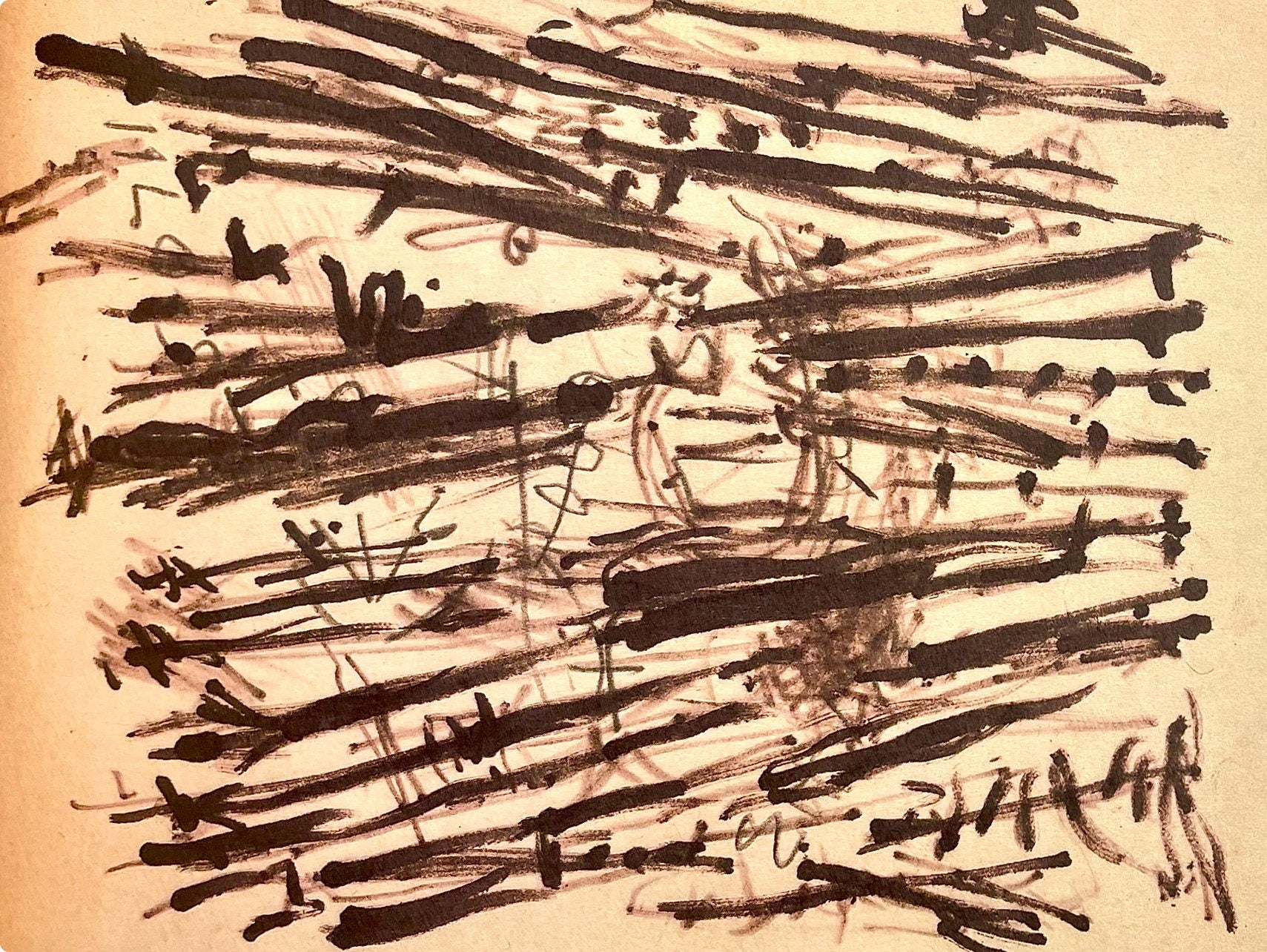 Jackson Pollock, Composition, Jackson Pollock, The Last Sketchbook, Limited Edition Lithograph
