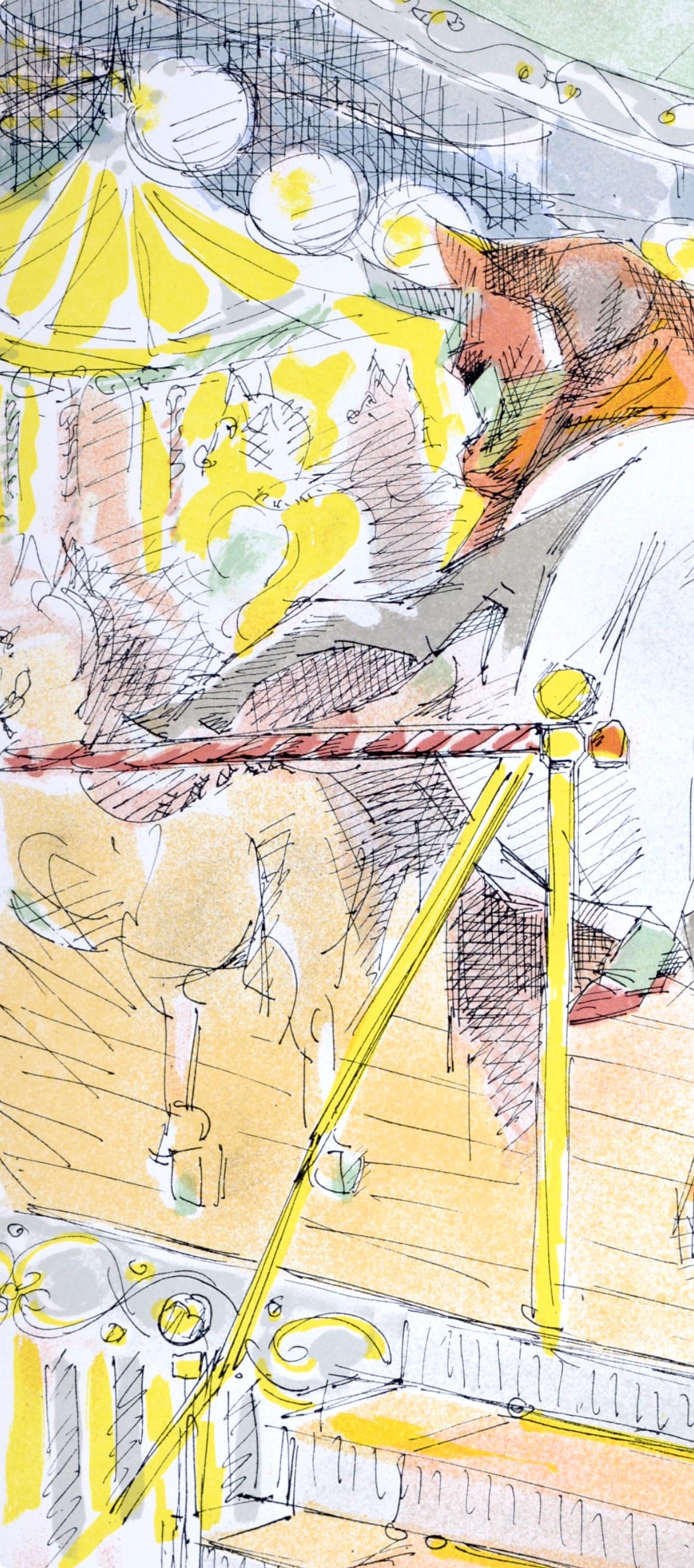 Jacques Villon, Le Manège, Regards sur Paris, Limited Edition Lithograph