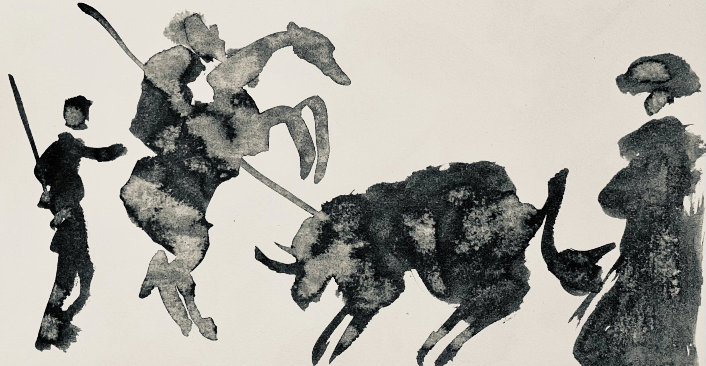 Pablo Picasso, Composition (Bloch 1276; Czwiklitzer 23), Toros y Toreros, Limited Edition Lithograph