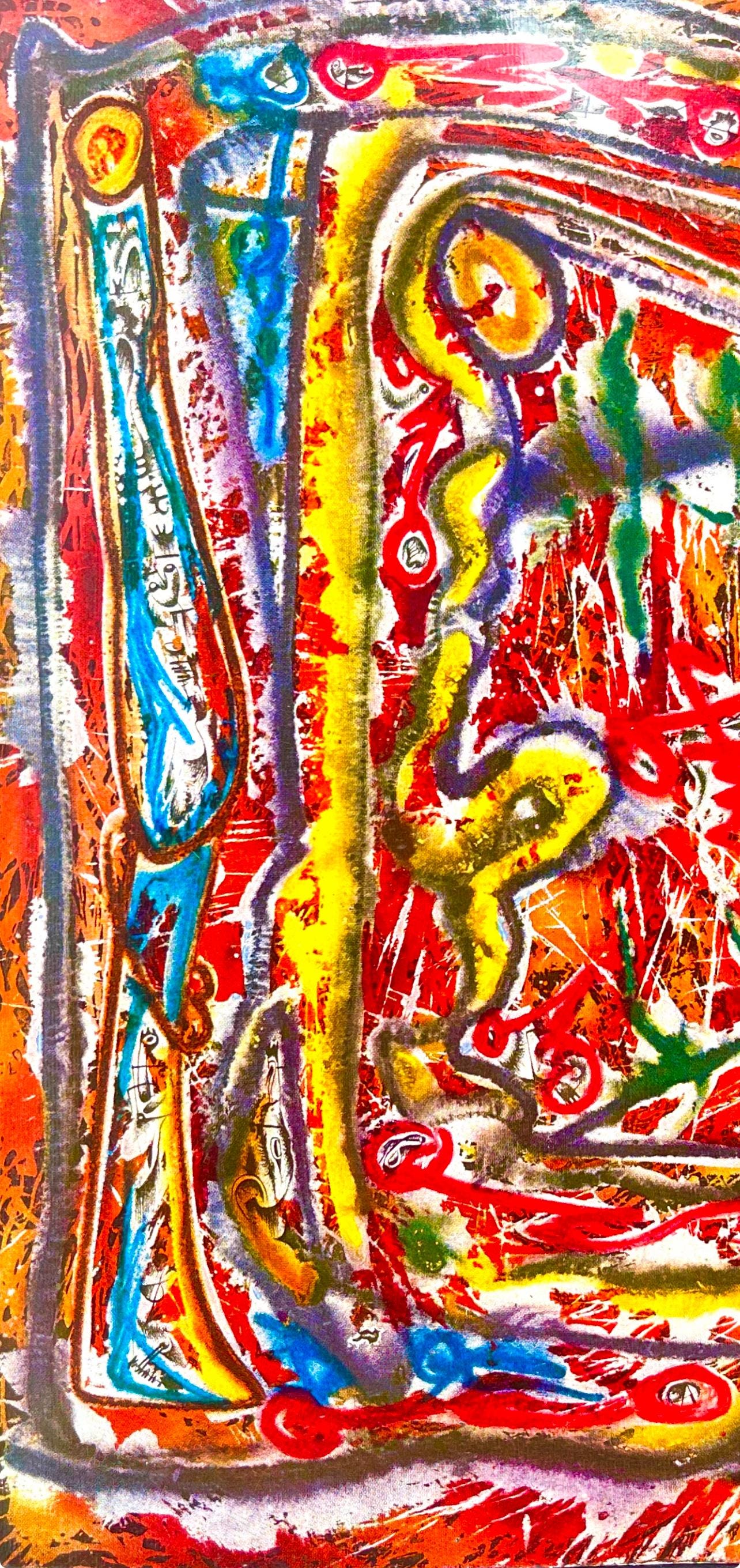 Alfonso Ossorio, Composition, Peintures initiatiques d'Alfonso Ossorio, Limited Edition Lithograph