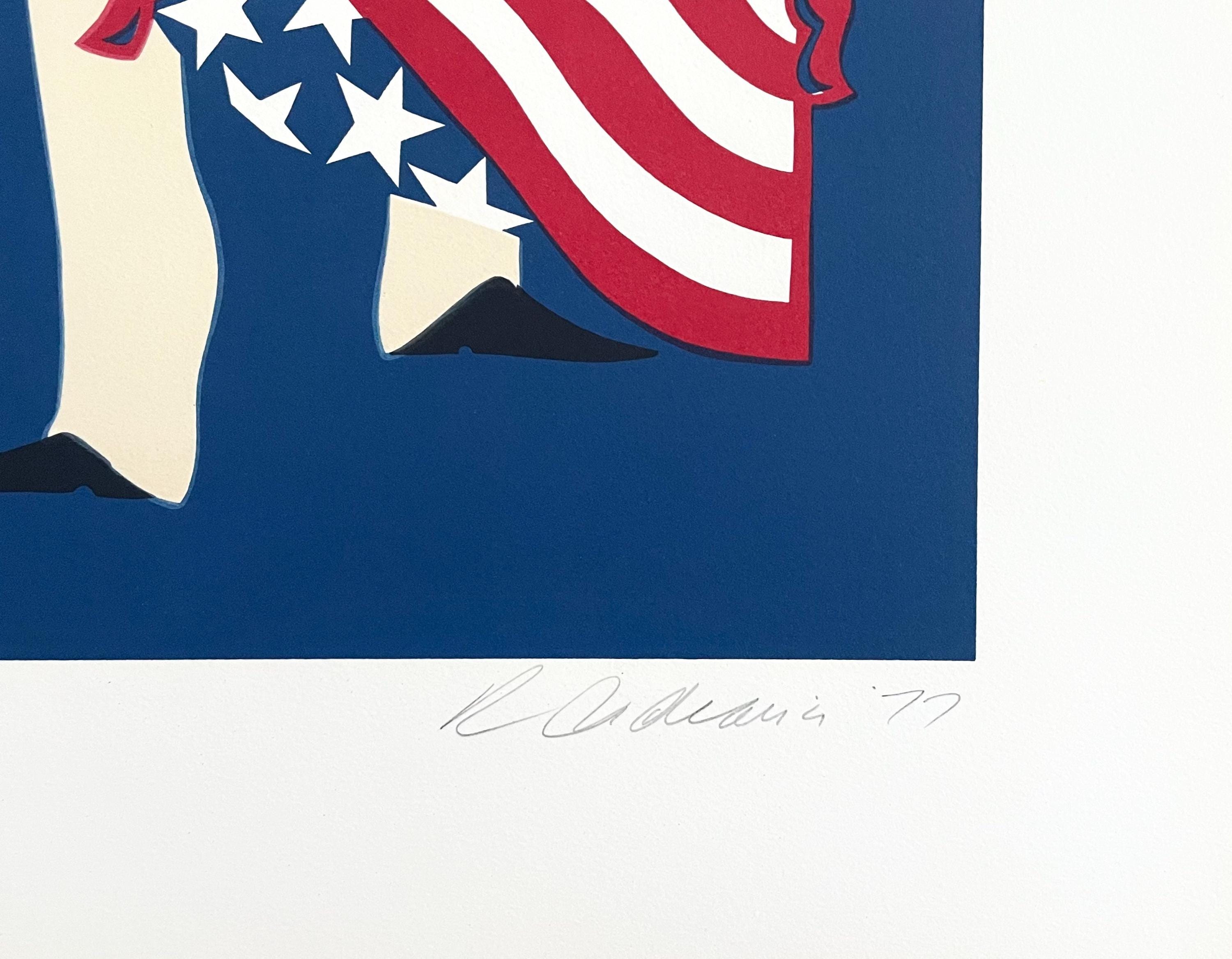 Robert Indiana, Jo the Loiterer (Sheehan 96-108), Mother of Us All, Limited Edition Silkscreen