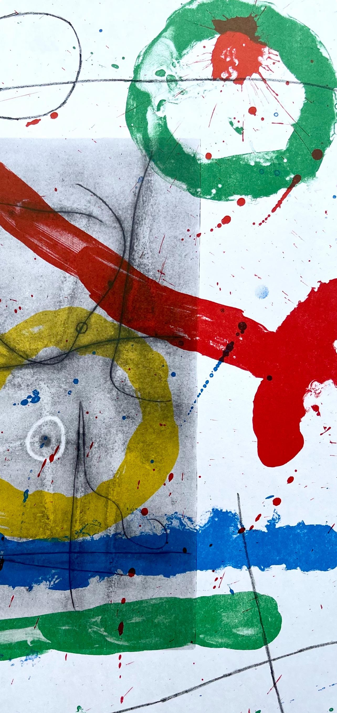 Joan Miró, Composition (Cramer 102; Mourlot 428-449), Derrière le miroir, Limited Edition Lithograph
