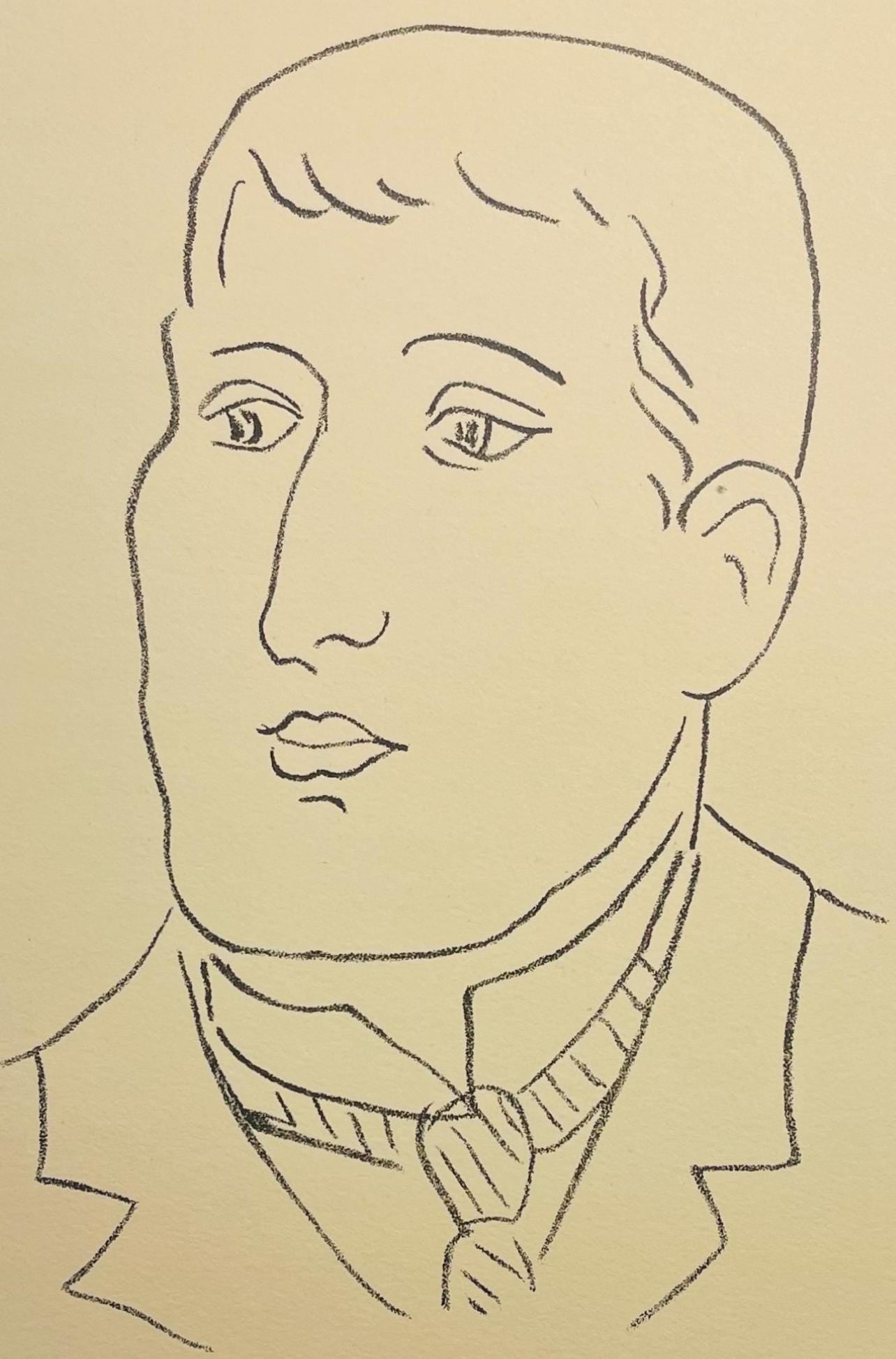 Henri Matisse, Composition (Duthuit 31), Apollinaire, Limited Edition Lithograph
