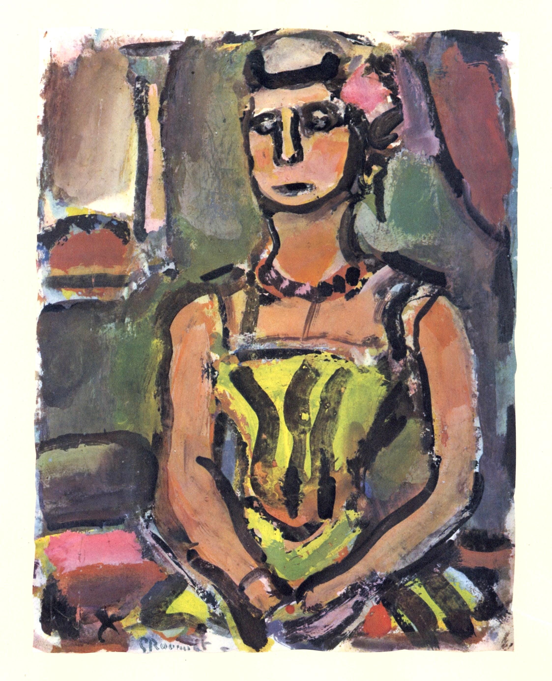 Georges Rouault, Composition, Divertissement, Limited Edition Lithograph