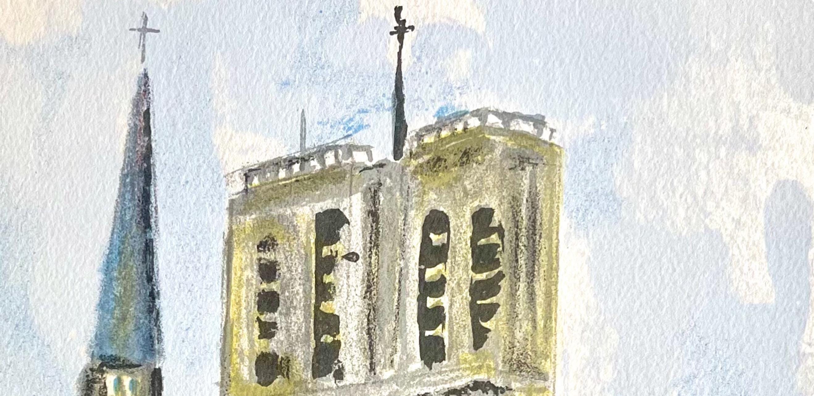 Maurice Utrillo, à Notre-Dame (La Cité), Paris Capitale, Limited Edition Lithograph
