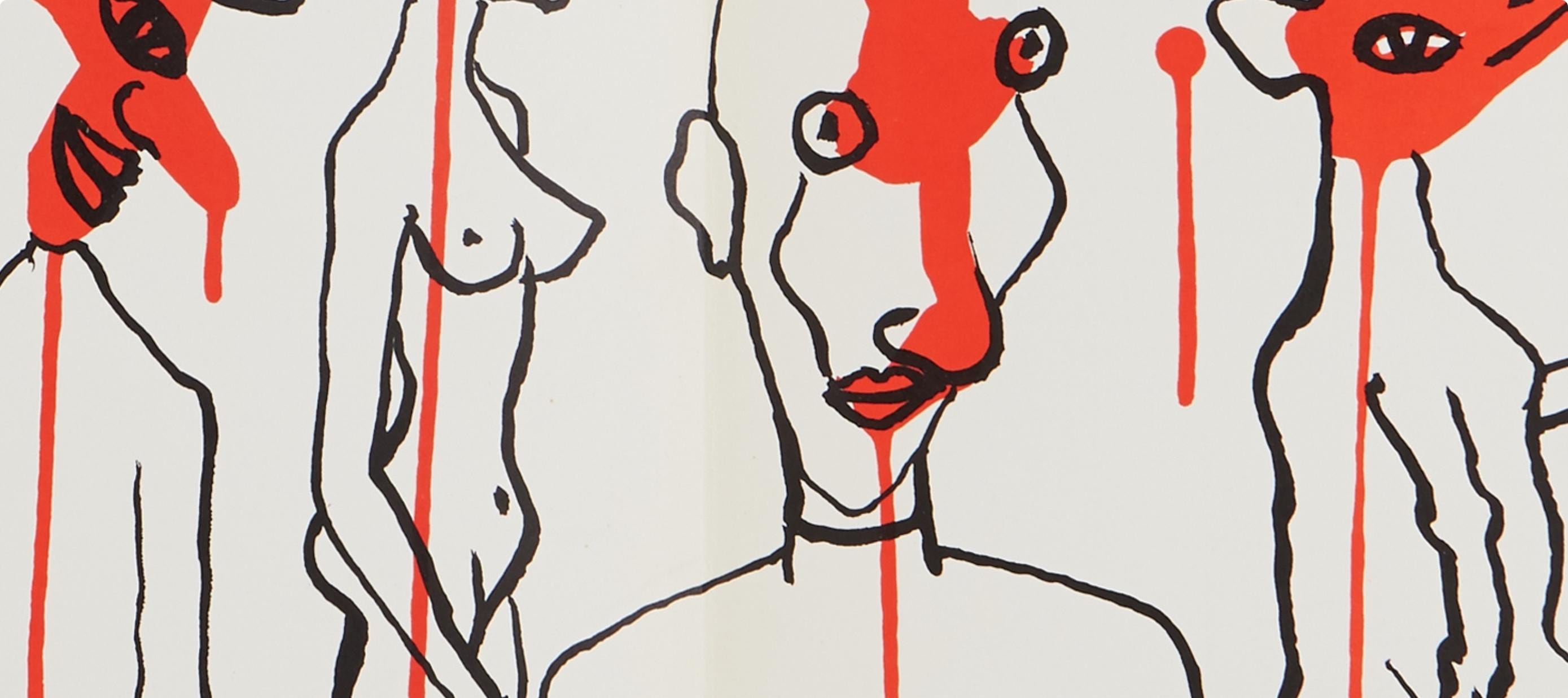 Alexander Calder, Composition, Derrière le miroir, Limited Edition Lithograph