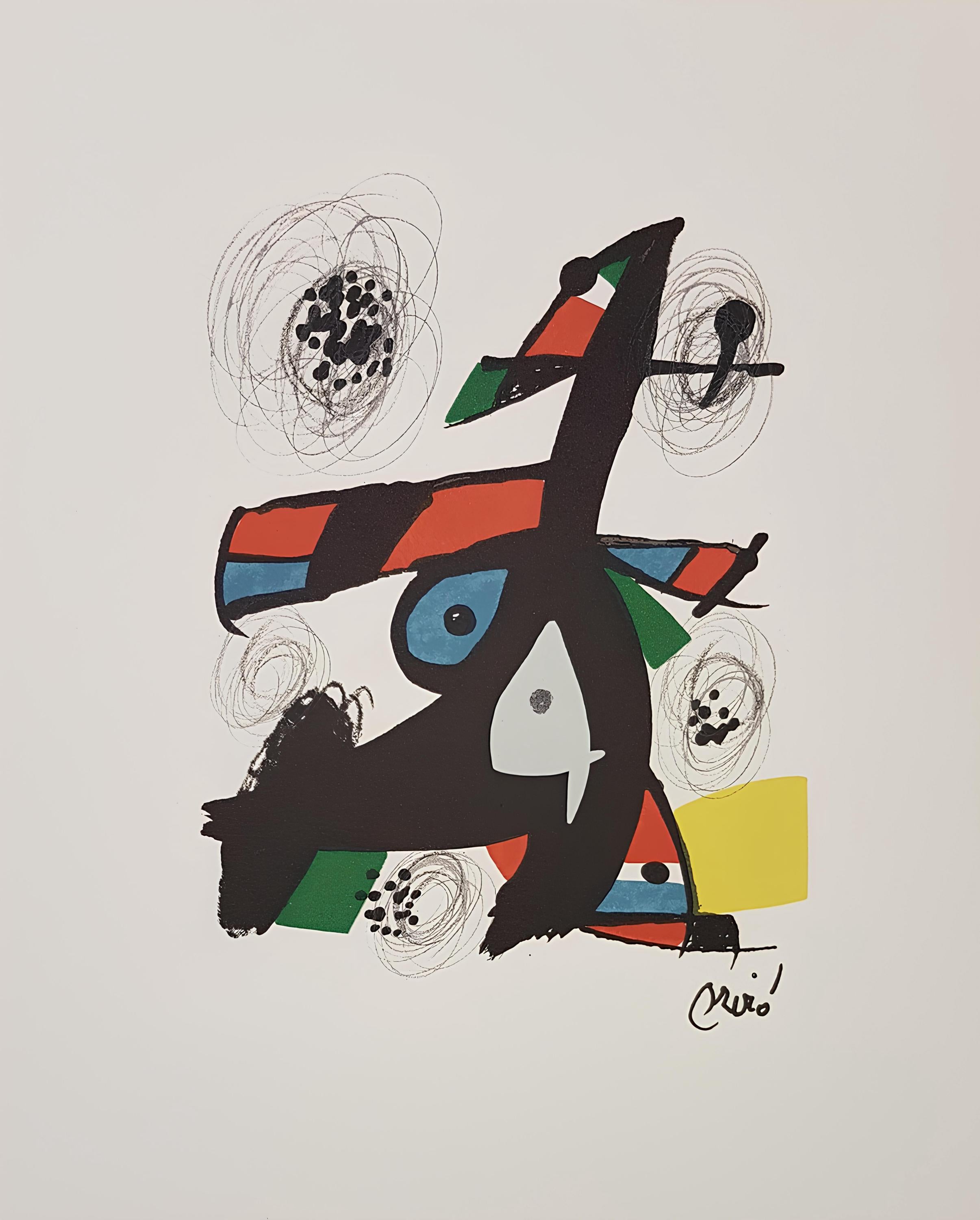 Joan Miró, Composition (Mourlot 1212-1225; Cramer 248), La mélodie acide, Limited Edition Lithograph
