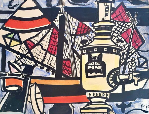 Fernand Léger, Composition, Contrastes, Limited Edition Lithograph