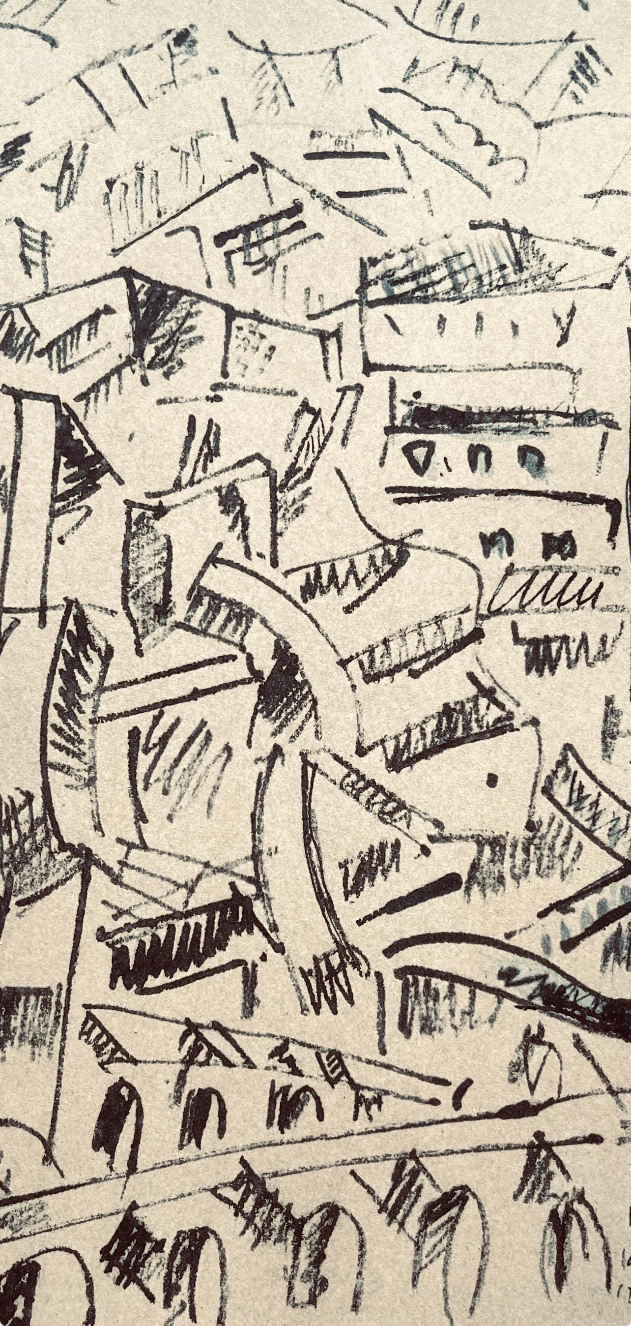 Fernand Léger, Verdun: La Place D'armes, Fernand Léger, Dessins de Guerre, Limited Edition Lithograph