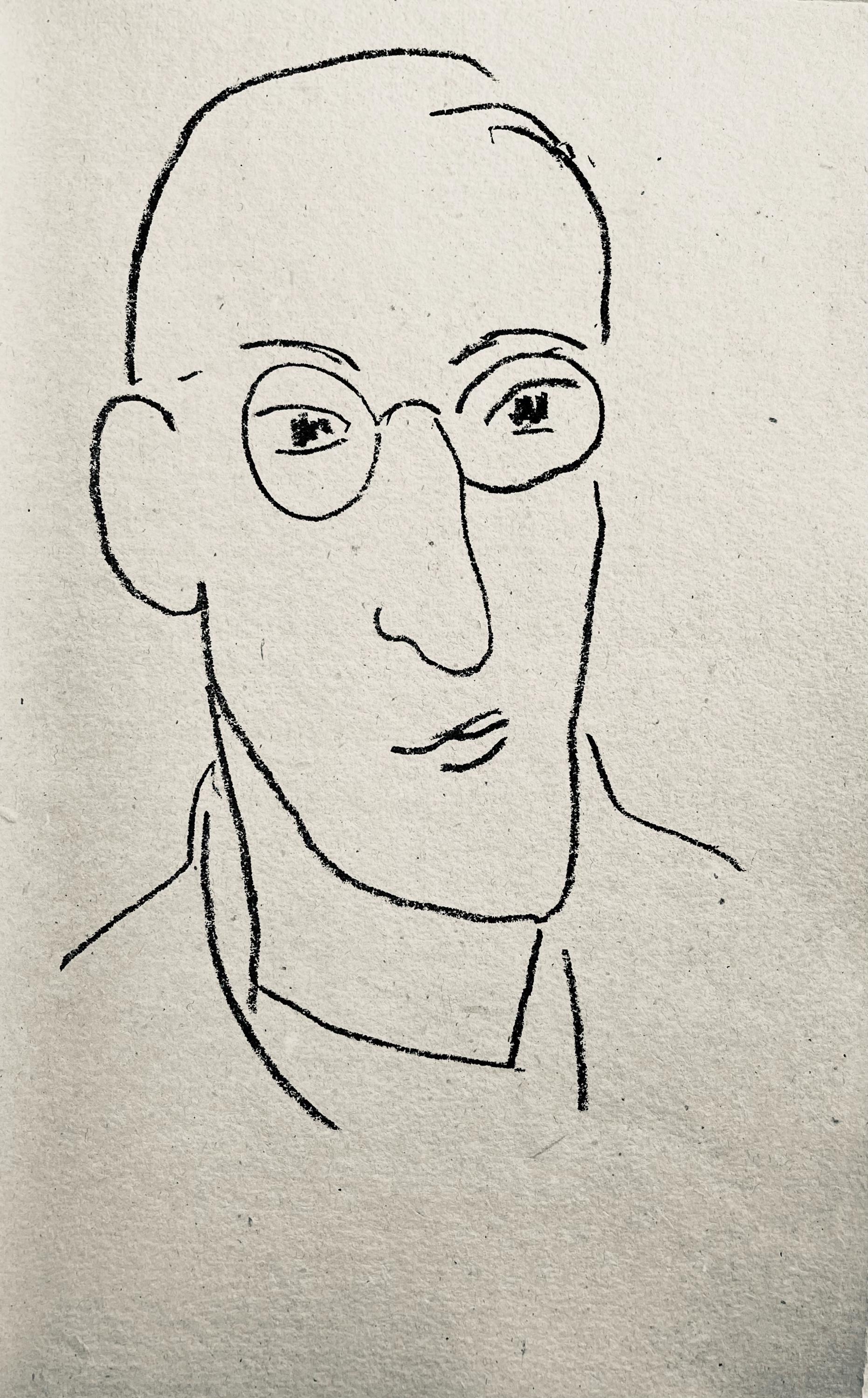 Henri Matisse, Lithographie IX (Duthuit 20), Repli, Gravures de Henri Matisse, Limited Edition Lithograph