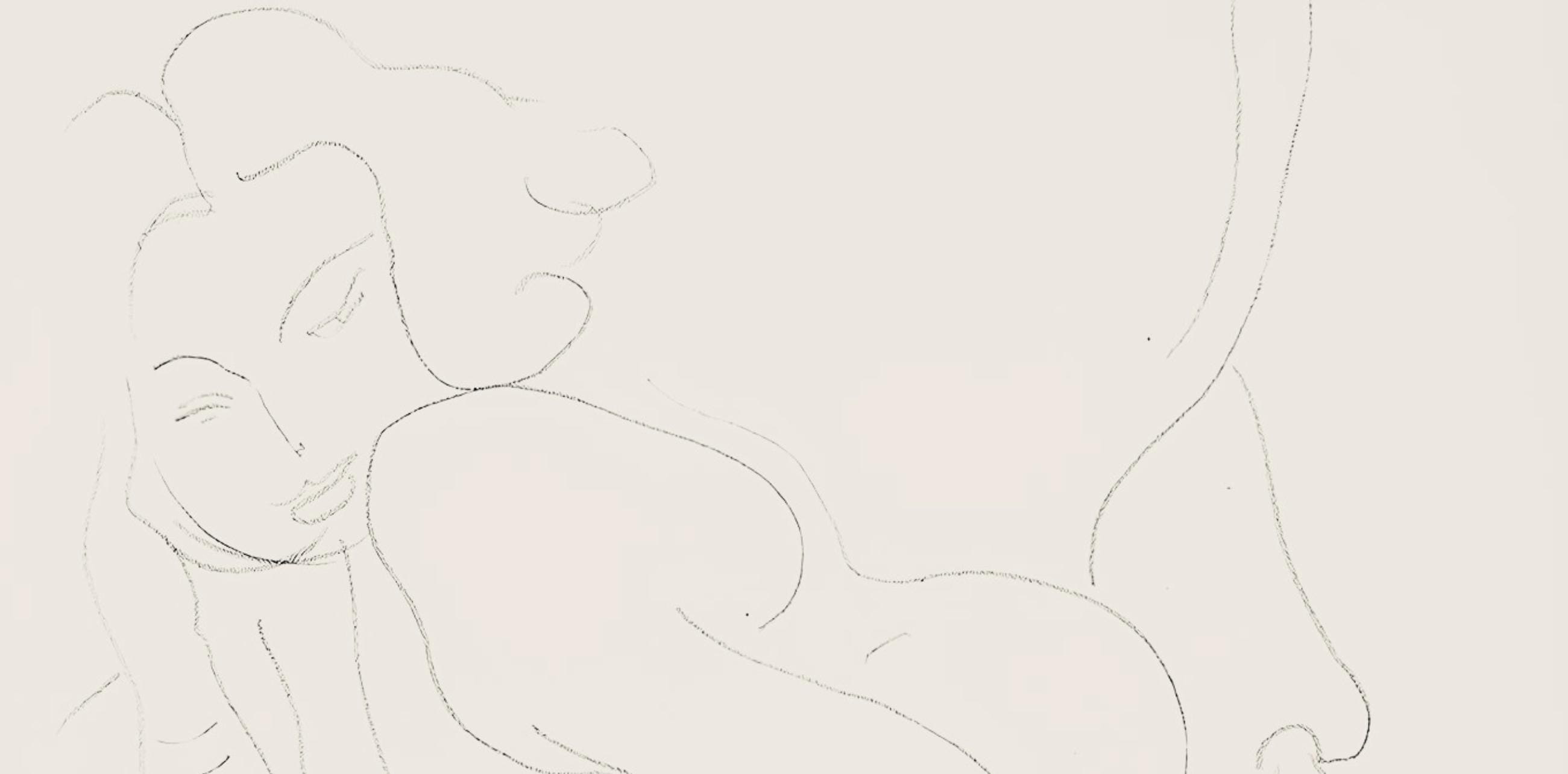 Henri Matisse, Série E, var. 5 (Duthuit 9), Henri Matisse, Dessins, Thèmes et variations, Limited Edition Lithograph