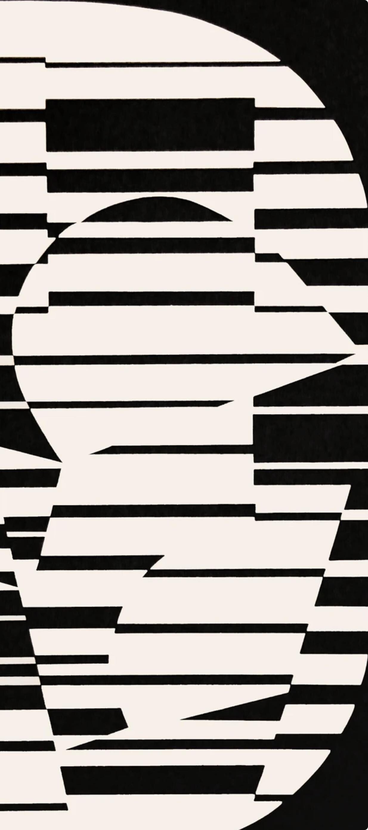 Victor Vasarely, Composition, Linéaires, Limited Edition Héliogravure