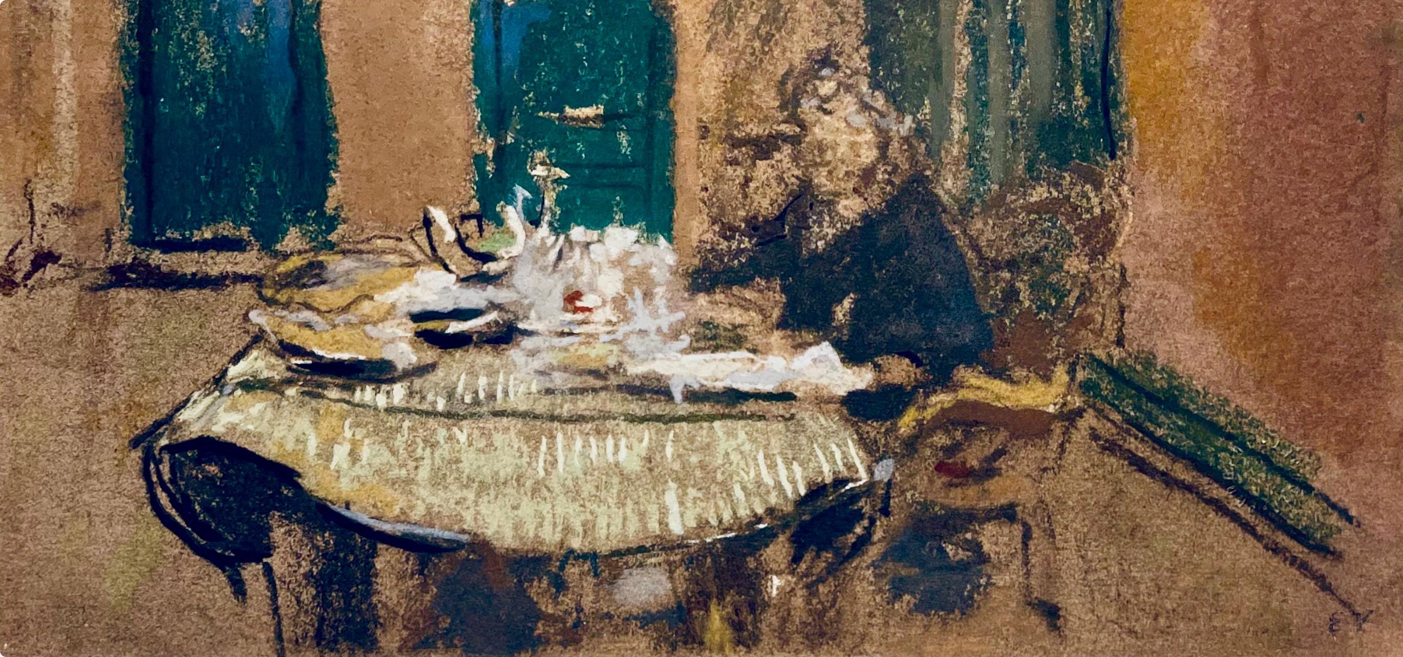 Édouard Vuillard, Composition, Vuillard, Douze Pastels, Limited Edition Lithograph