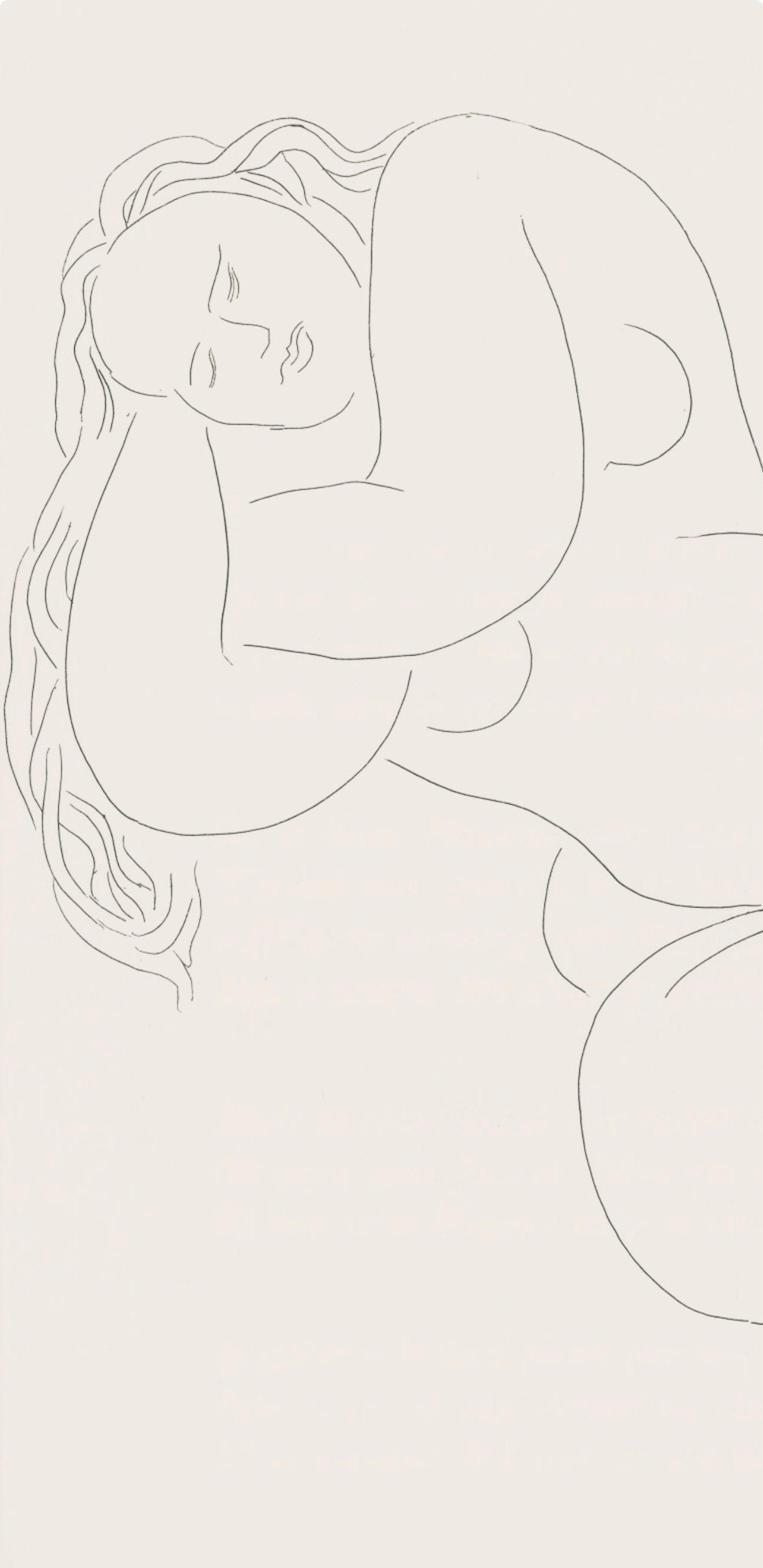 Henri Matisse, Tristesse d'été (Summer Melancholy), Poésies, Limited Edition Lithograph