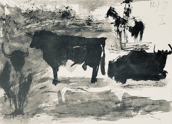 Pablo Picasso, Composition (Bloch 1276; Czwiklitzer 23), Toros y Toreros, Limited Edition Lithograph
