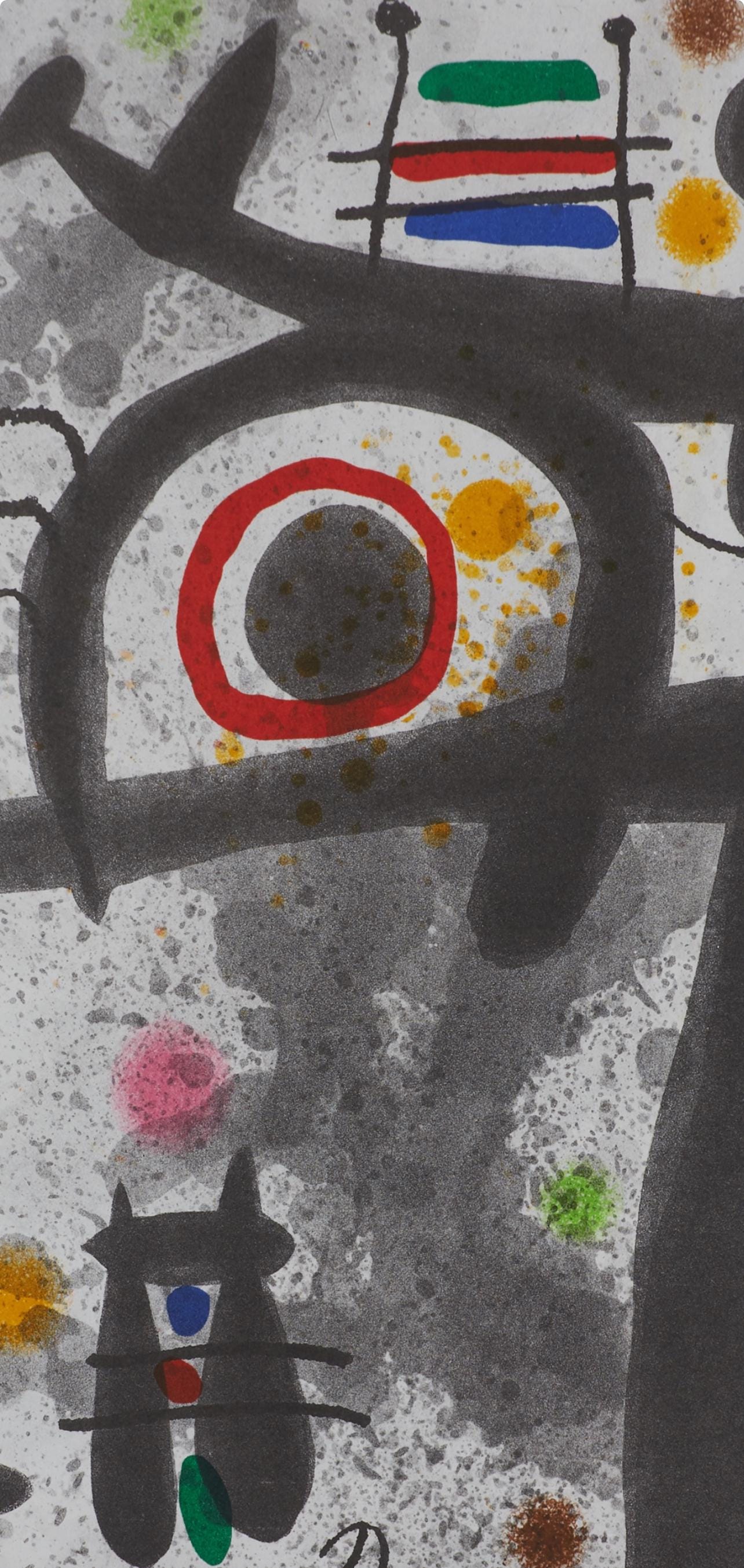 Joan Miró, Composition, Derrière le miroir, Limited Edition Lithograph