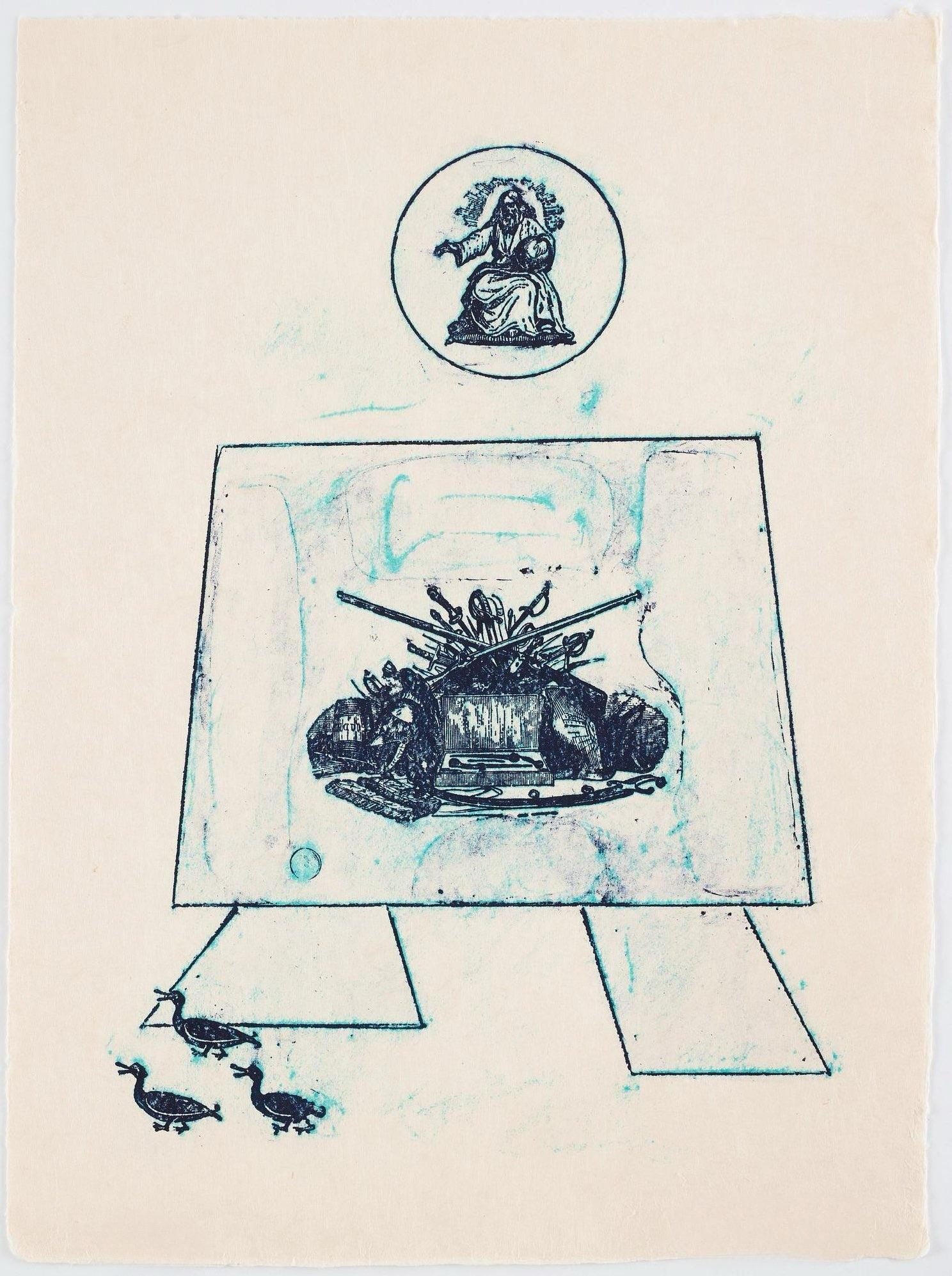 Max Ernst, Composition (Spies/Leppien 218), La Ballade du Soldat, Limited Edition Lithograph