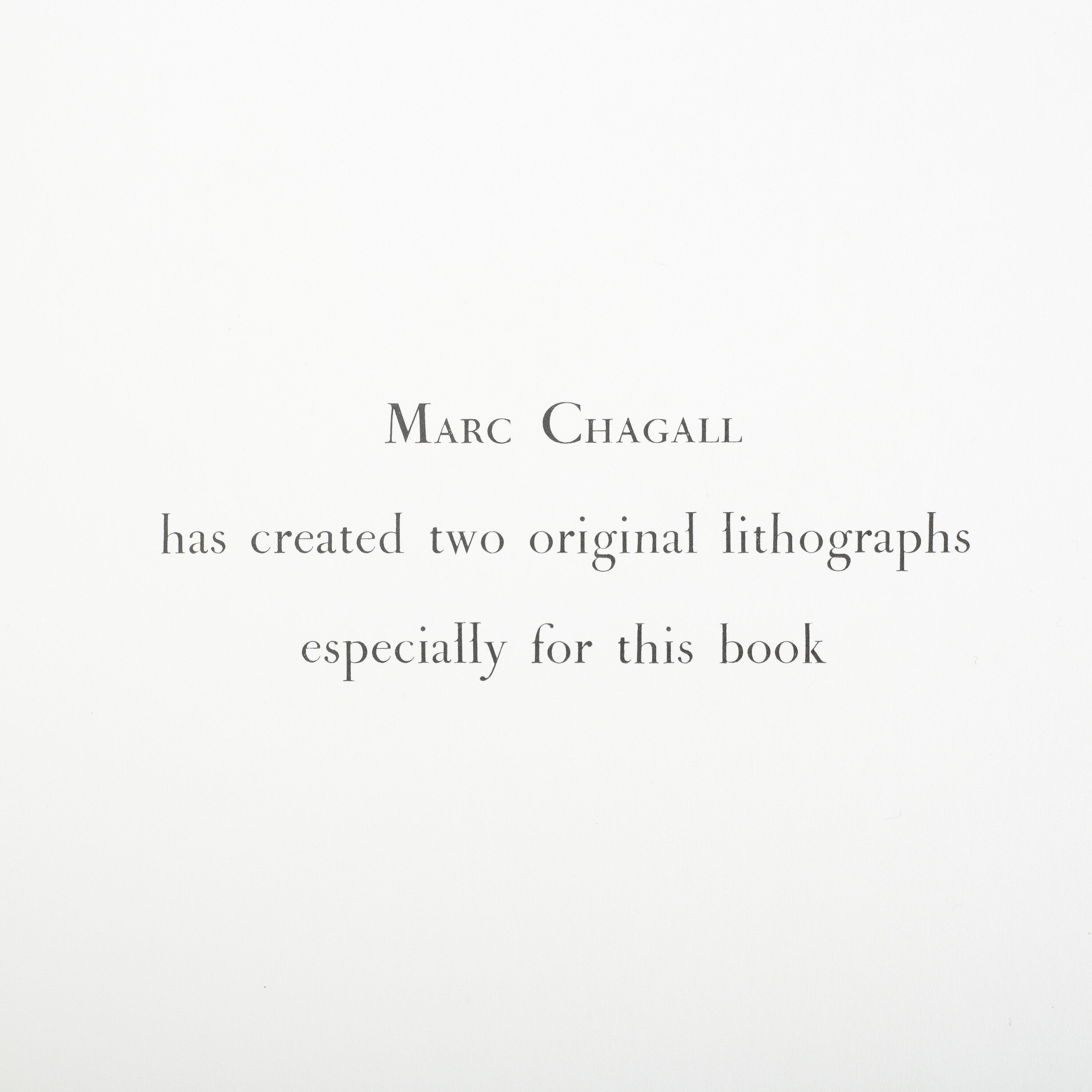 Marc Chagall, Tablets of Law (Mourlot 365; Cramer 49), Limited Edition Lithograph
