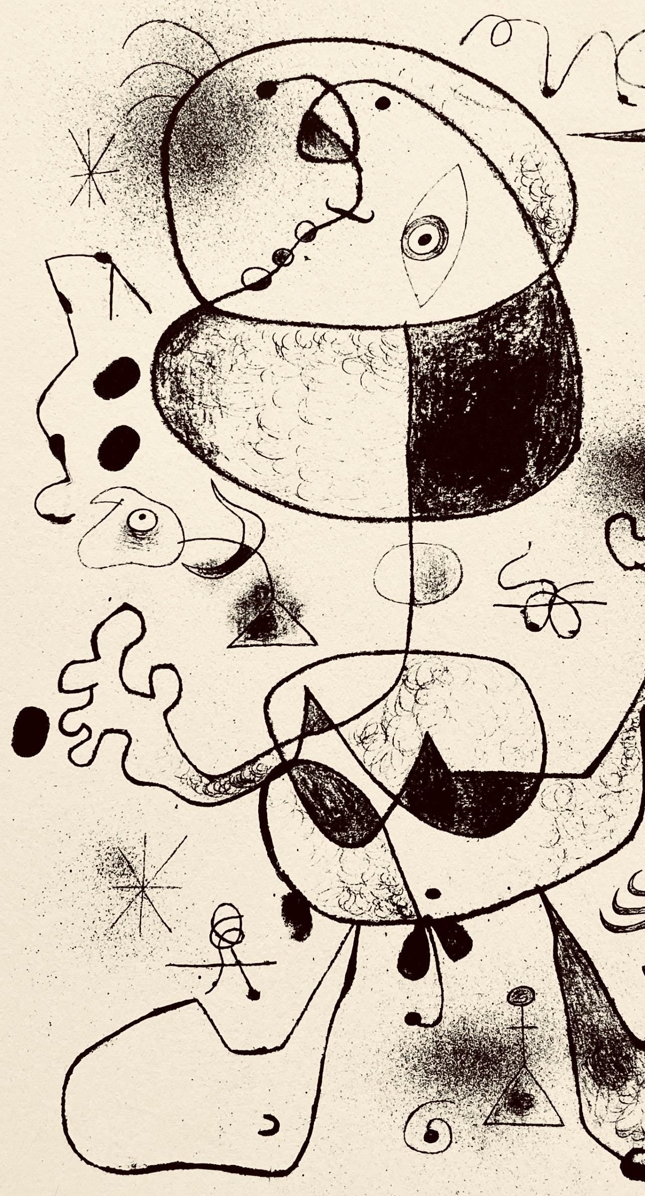 Joan Miró, Composition, The Prints of Joan Miro, Limited Edition Etching