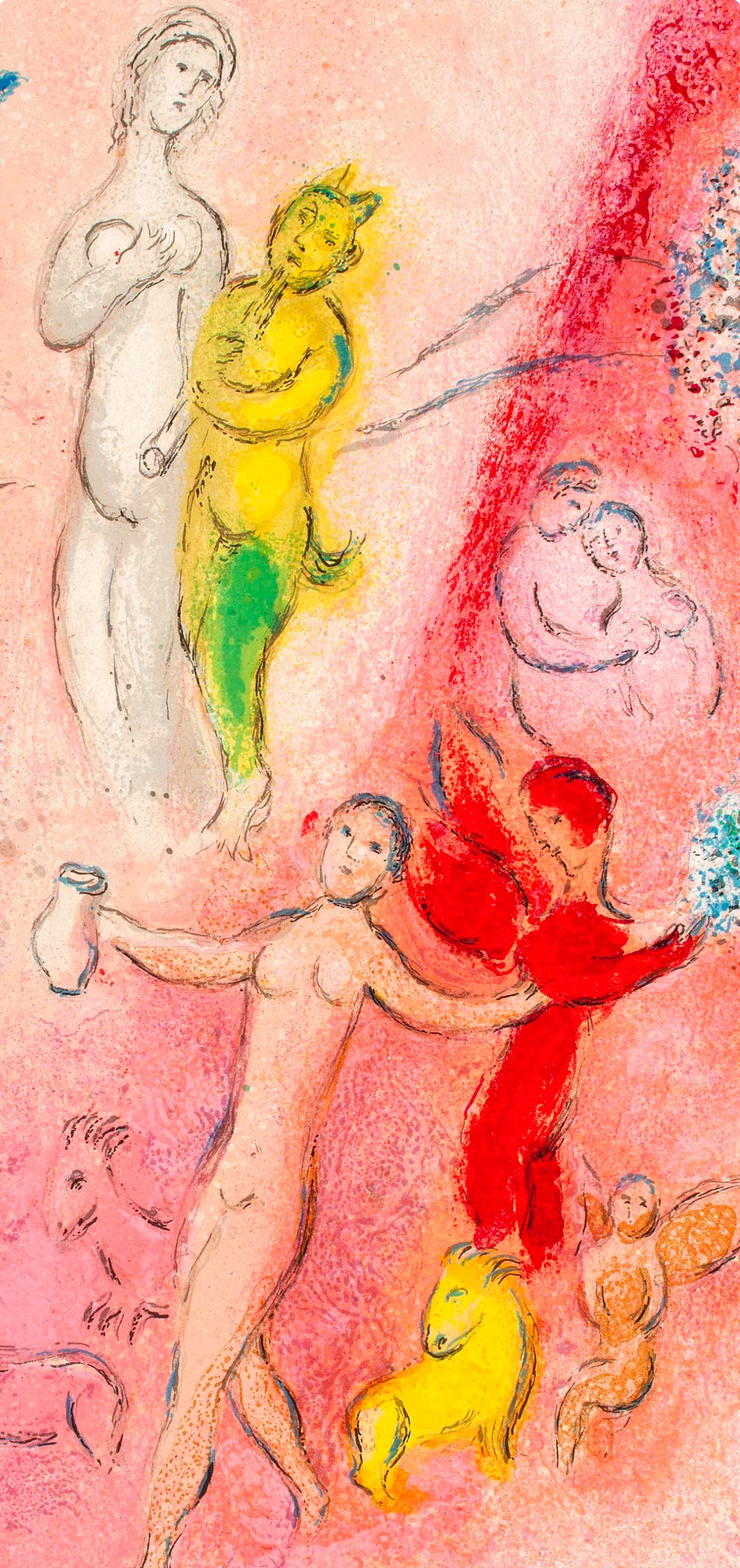 Marc Chagall, La fable de syringe, Daphnis et Chloé, Limited Edition Héliogravure