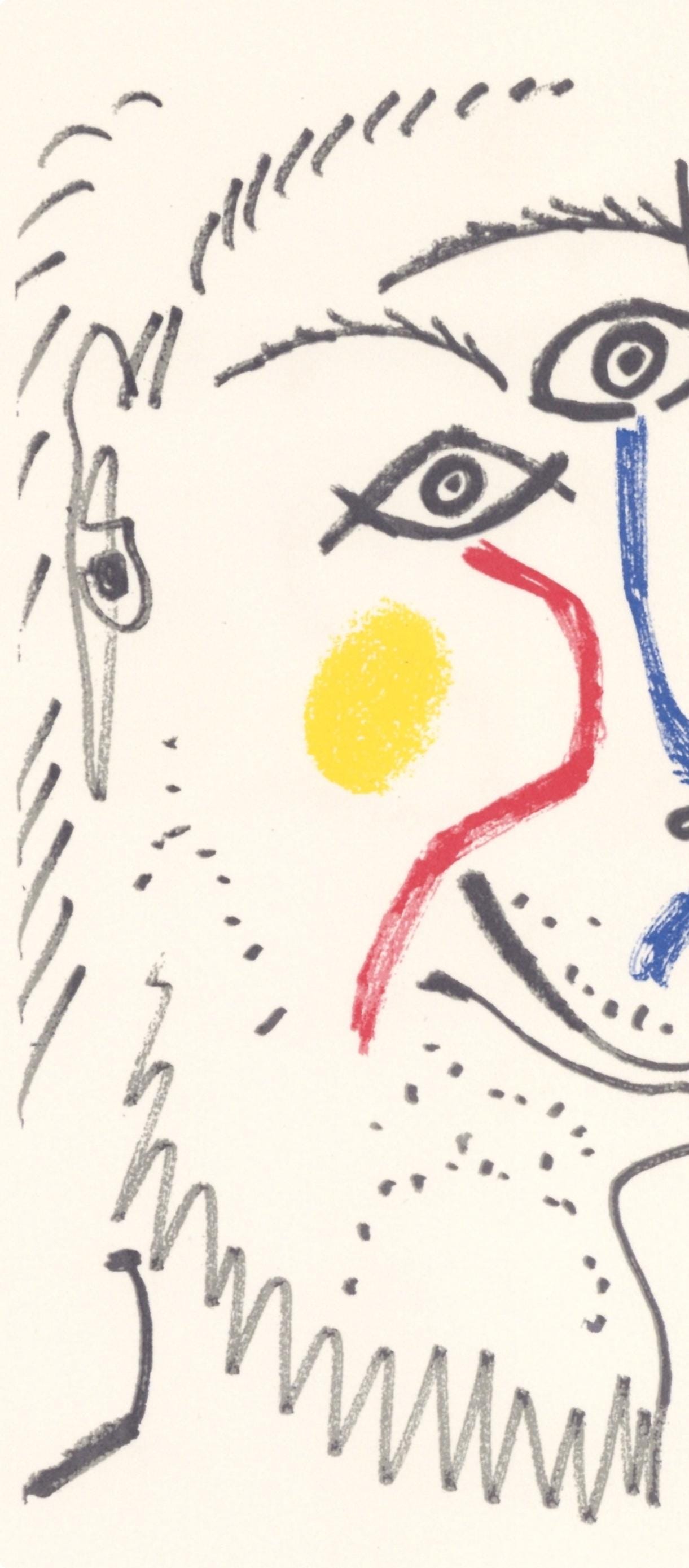Pablo Picasso, Composition, Le Goût du Bonheur (Cramer 148; Bloch 2013), Limited Edition Mixed Media Lithograph