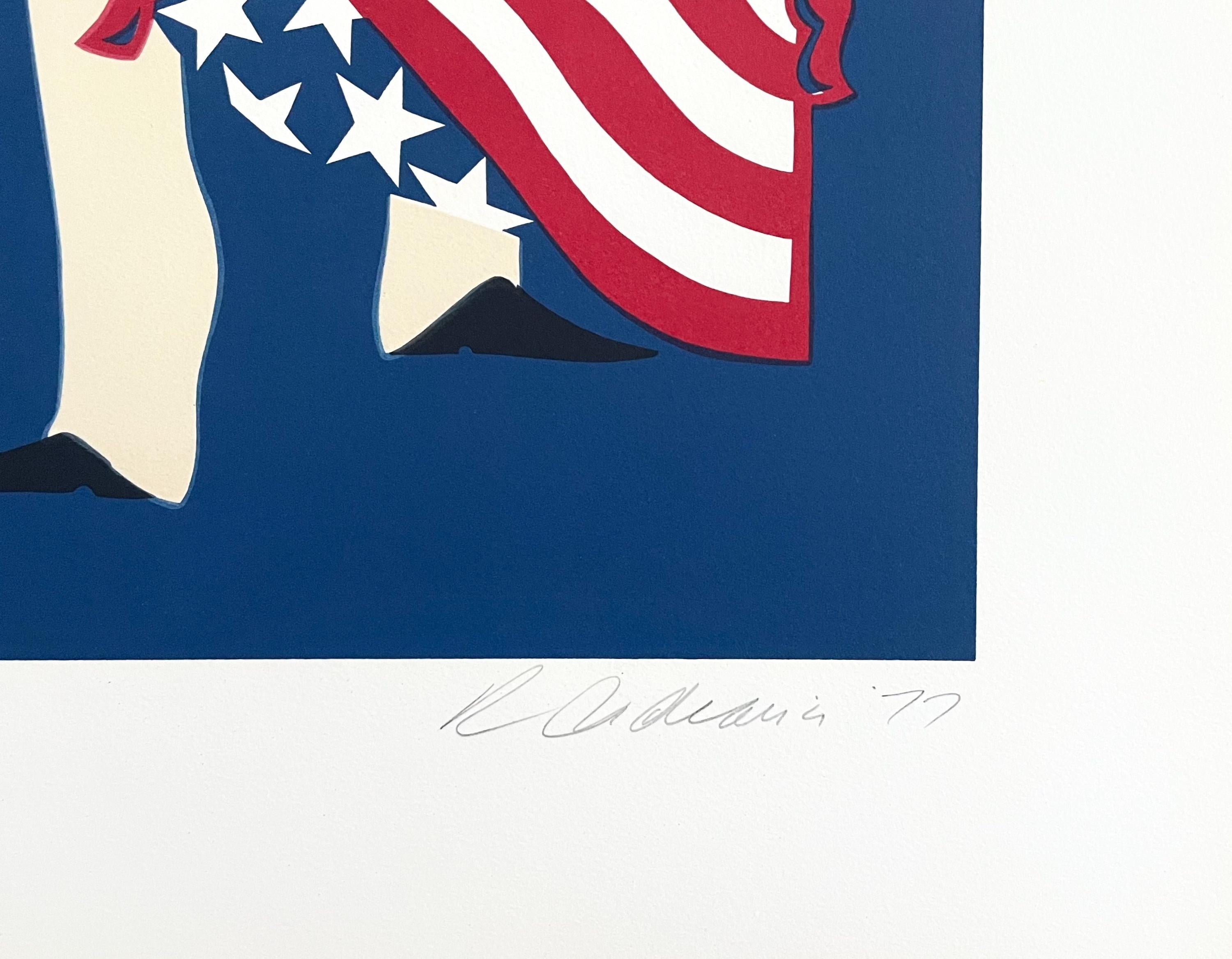 Robert Indiana, Jo the Loiterer (Sheehan 96-108), Mother of Us All, Limited Edition Silkscreen