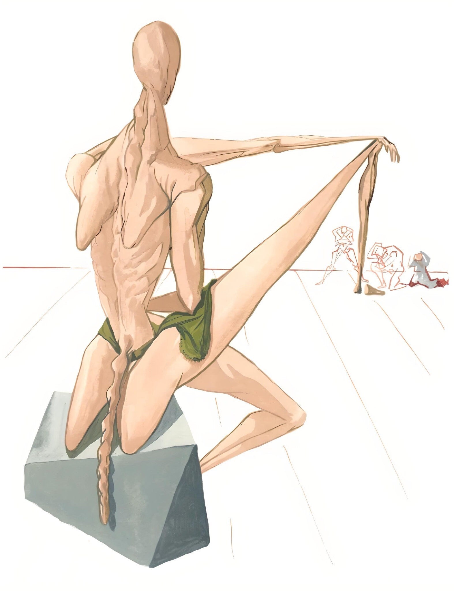Salvador Dali, Minos (Michler/Löpsinger 1039-1138; Field 189-200), La Divine Comédie, Limited Edition Woodcut