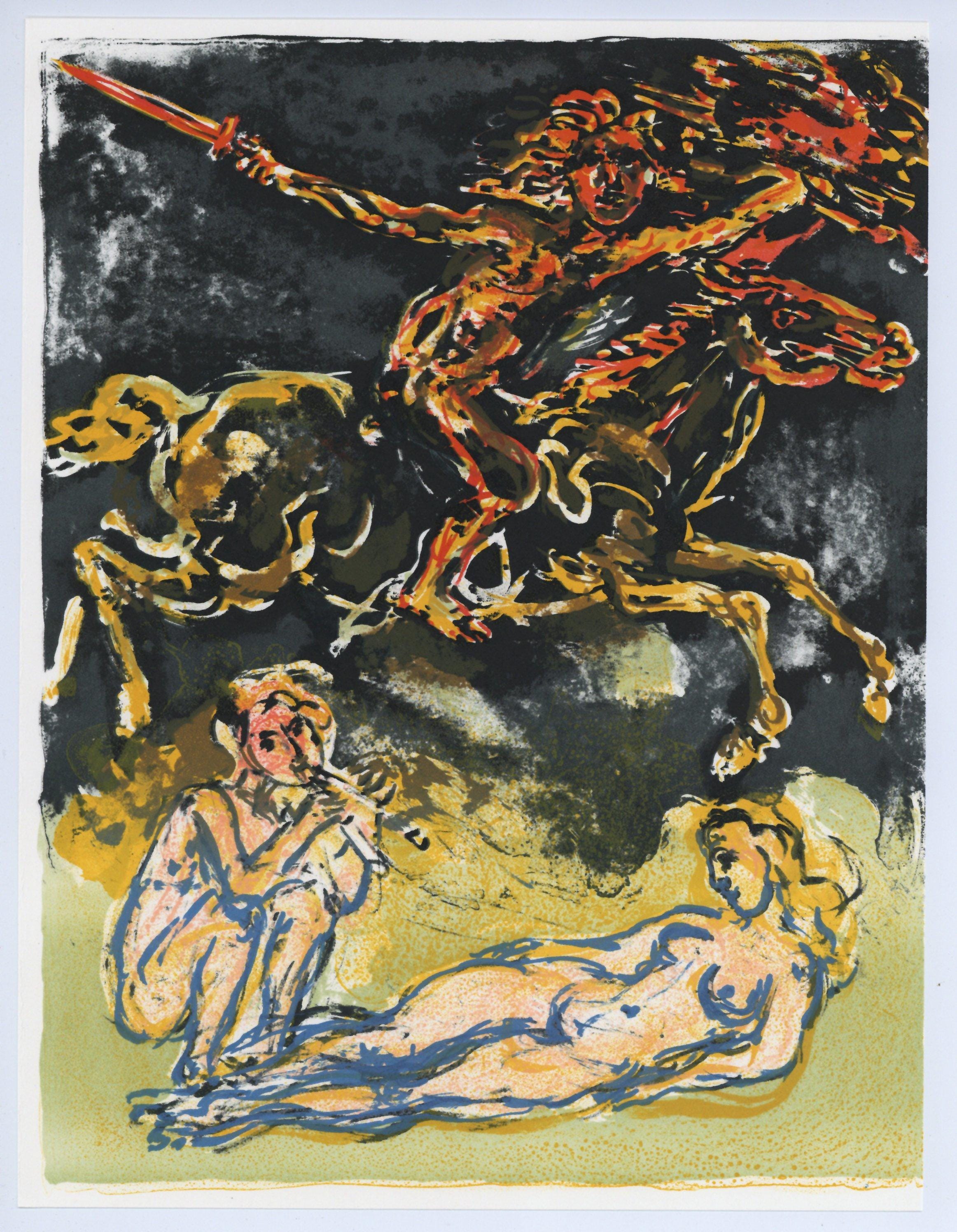 Walter Spitzer, Composition, L'Odyssée, Limited Edition Lithograph