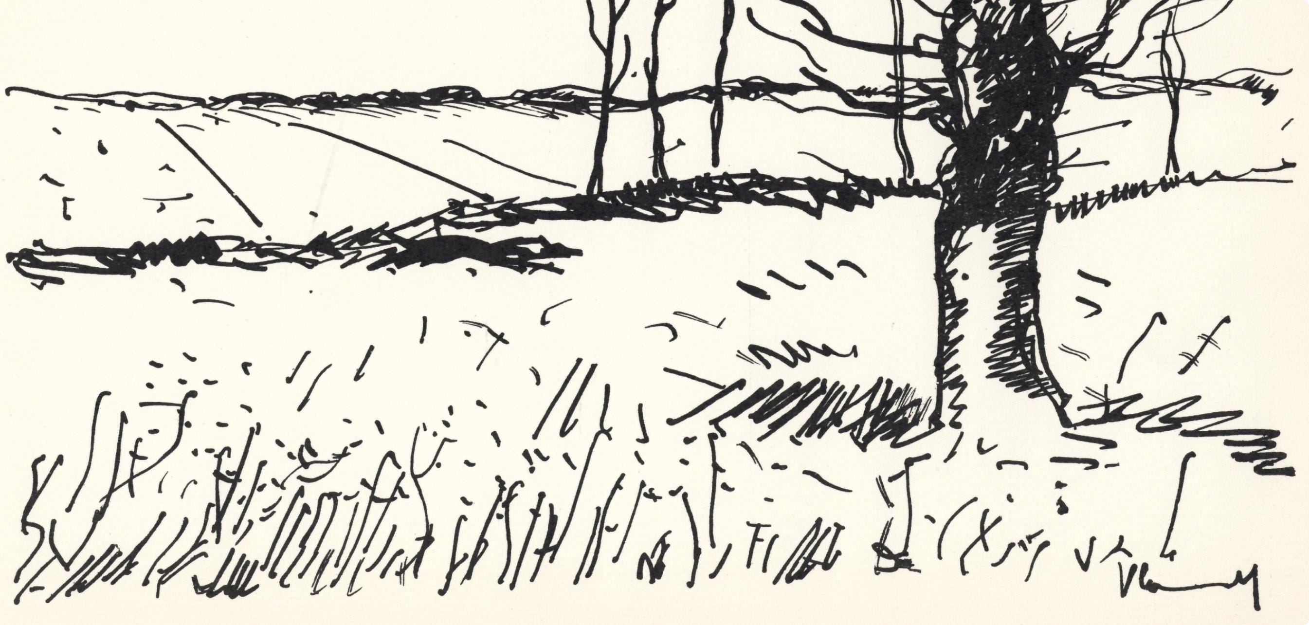 Maurice de Vlaminck, Vallee de l'Avre, Limited Edition Lithograph