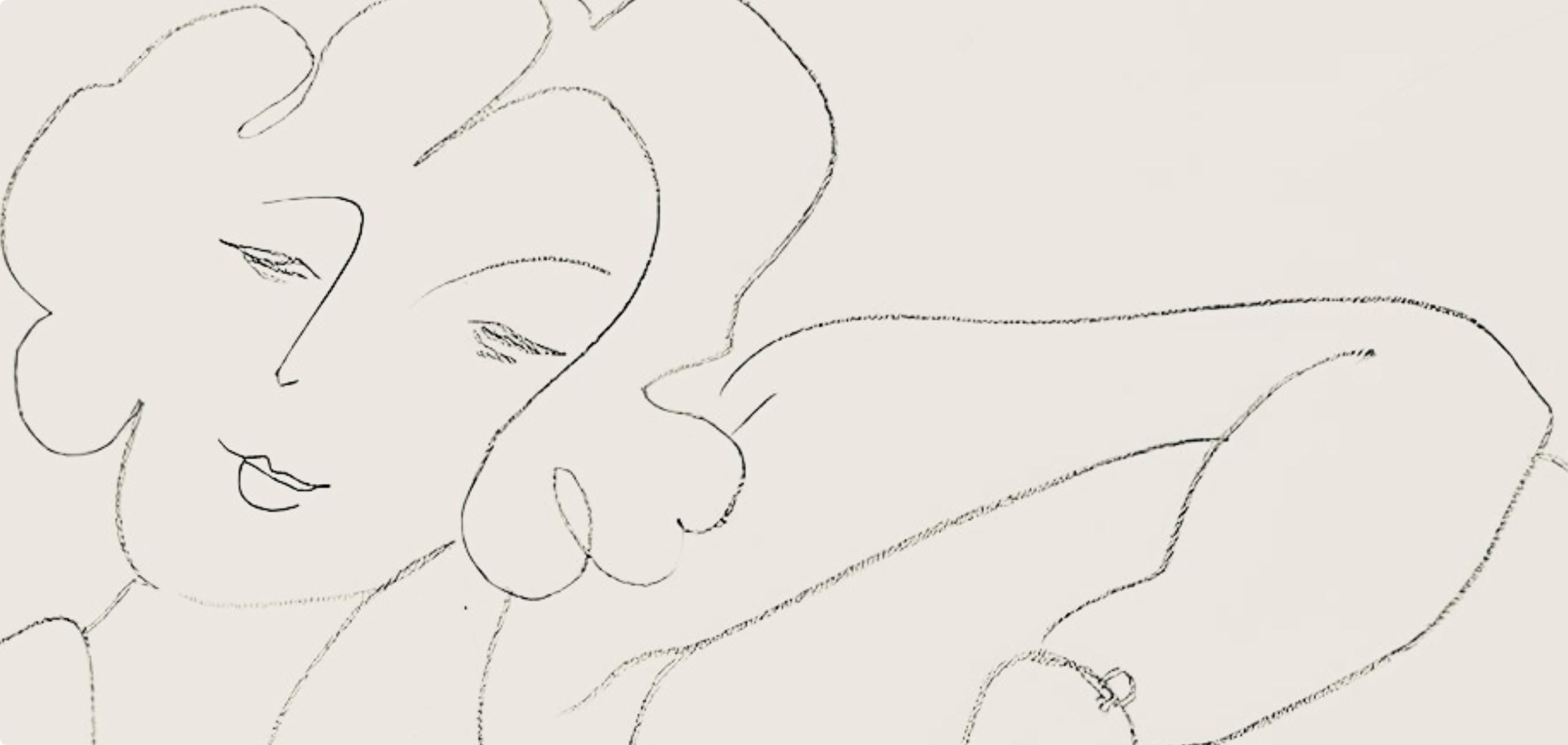Henri Matisse, Série B, var. 3 (Duthuit 9), Henri Matisse, Dessins, Thèmes et variations, Limited Edition Lithograph