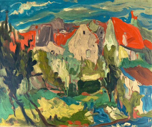 Chaïm Soutine, Paysage à Cagnes, Soutine, Collection Pierre Lévy, Limited Edition Lithograph