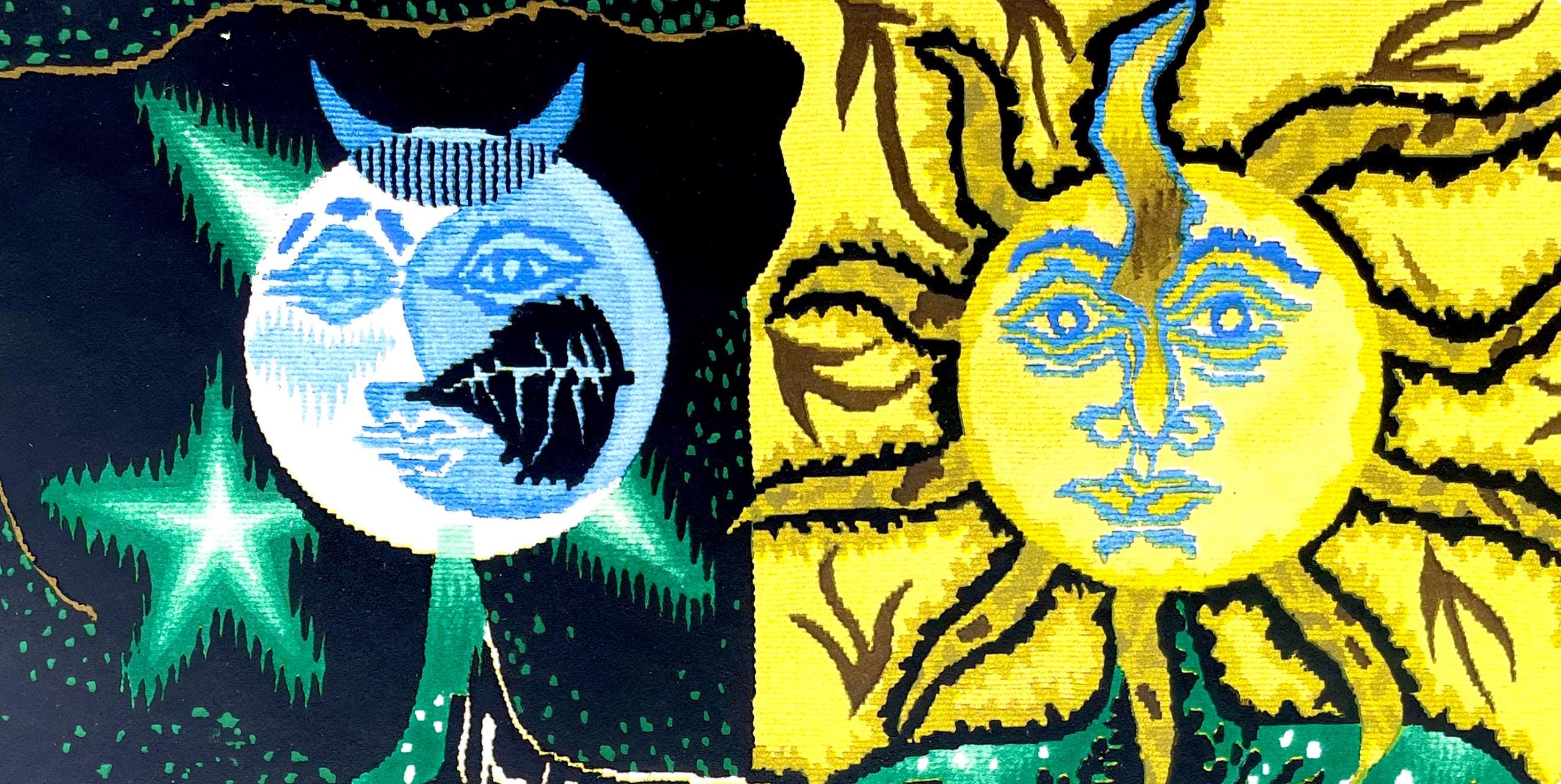 Jean Lurçat, Les Gémeaux (Gemini), Les Signes du zodiaque, Limited Edition Lithograph