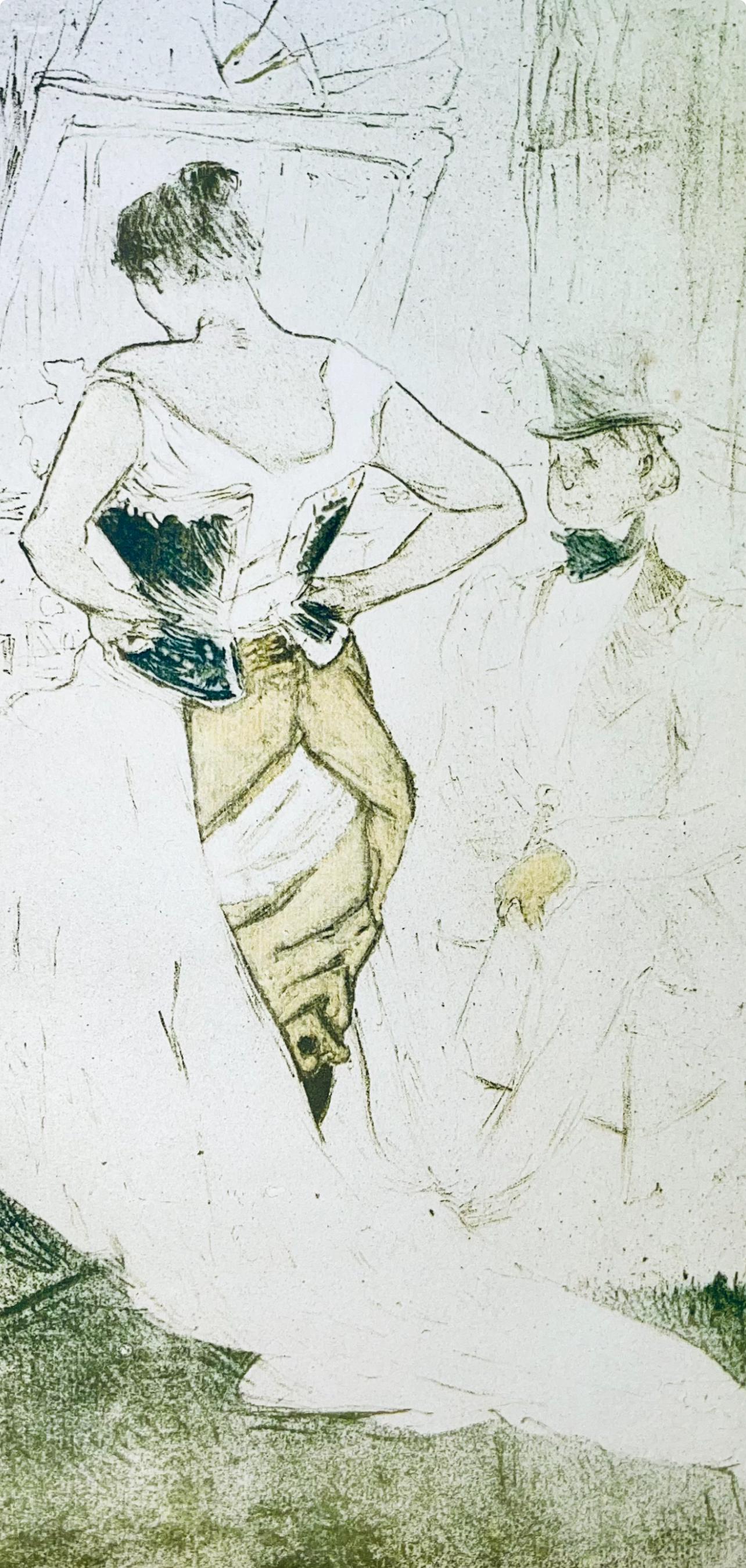 Henri de Toulouse-Lautrec, Composition, Images de Lautrec, 21 Planches en Couleurs, Collezione dell'Obelisco, Limited Edition Lithograph