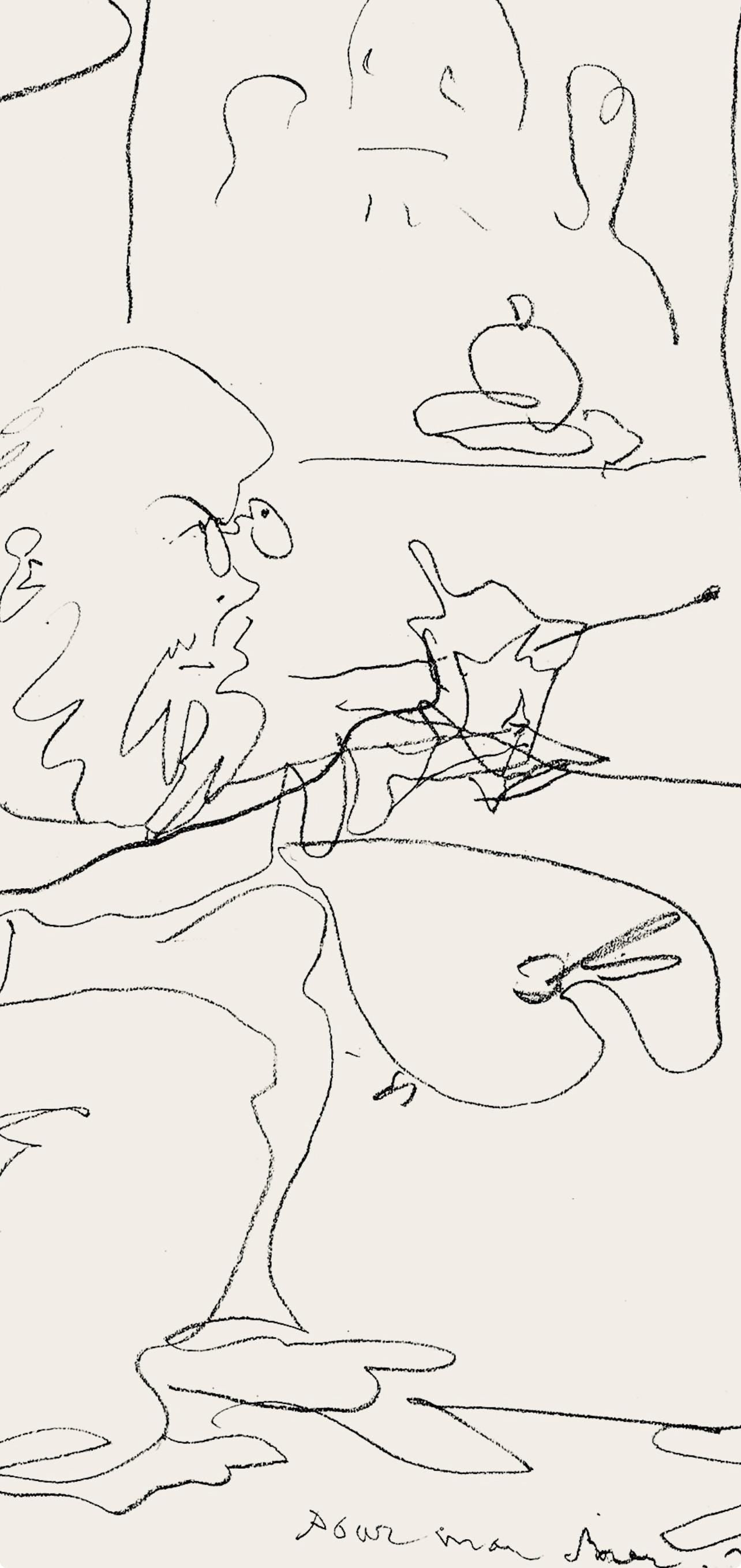 Pablo Picasso, Le Peintre et son Modèle (Mourlot 355; Bloch 1036), Regards sur Paris, Limited Edition Lithograph