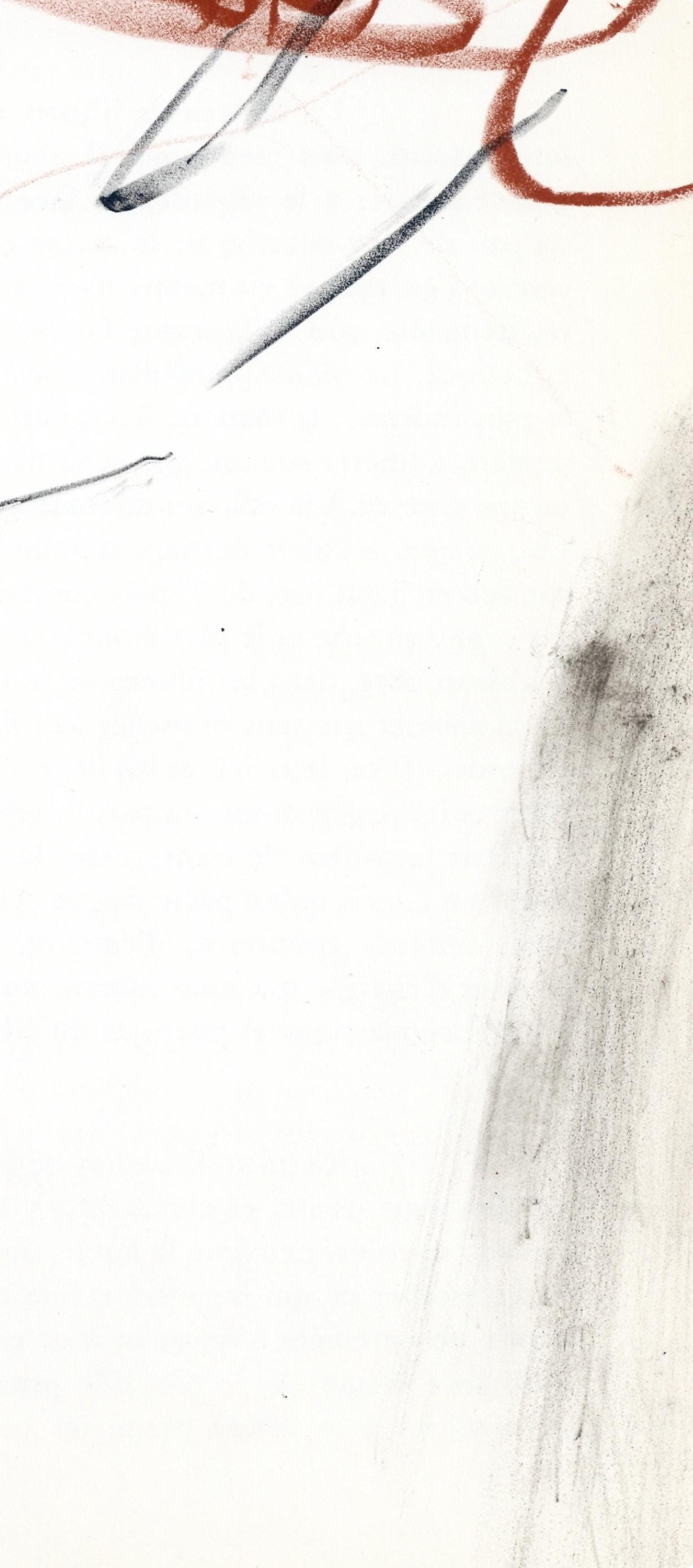 Antoni Tàpies, Composition, Derrière le miroir, Limited Edition Lithograph