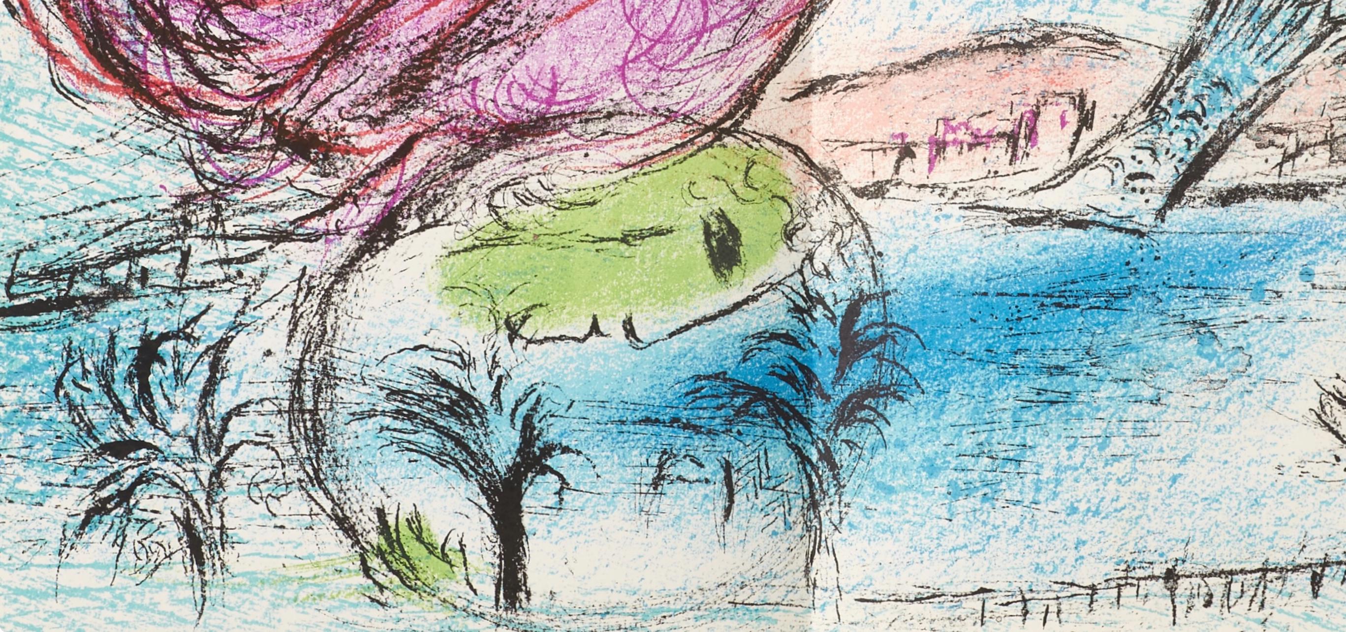 Marc Chagall, Composition (Cramer 50; Mourlot 356), Derrière le miroir, Limited Edition Lithograph