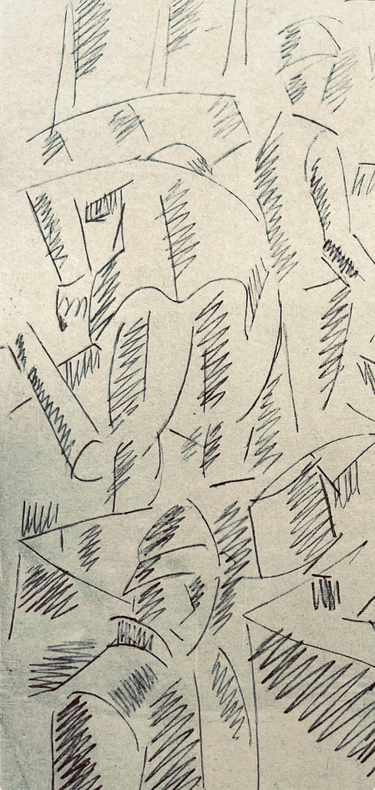 Fernand Léger, Sur La Route De Fleury: Sapeurs Au Travail, Fernand Léger, Dessins de Guerre, Limited Edition Lithograph