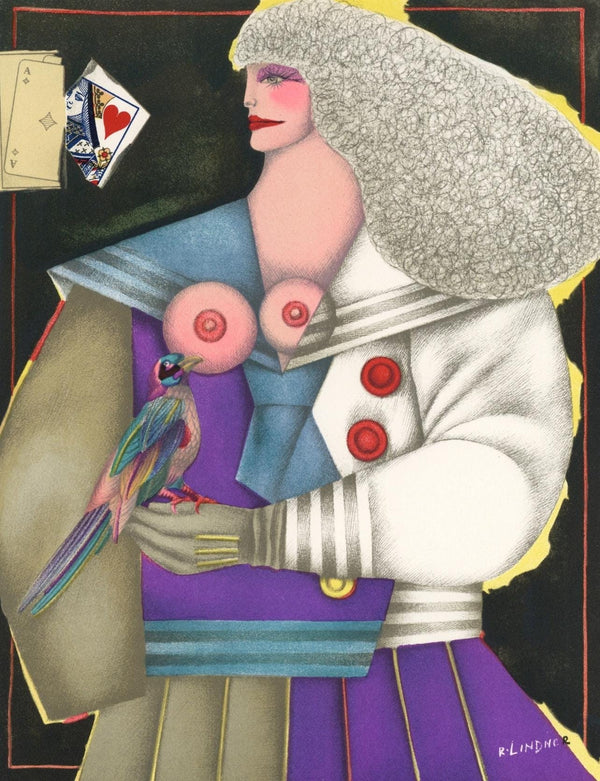 Richard Lindner, Composition, XXe siècle, Limited Edition Lithograph
