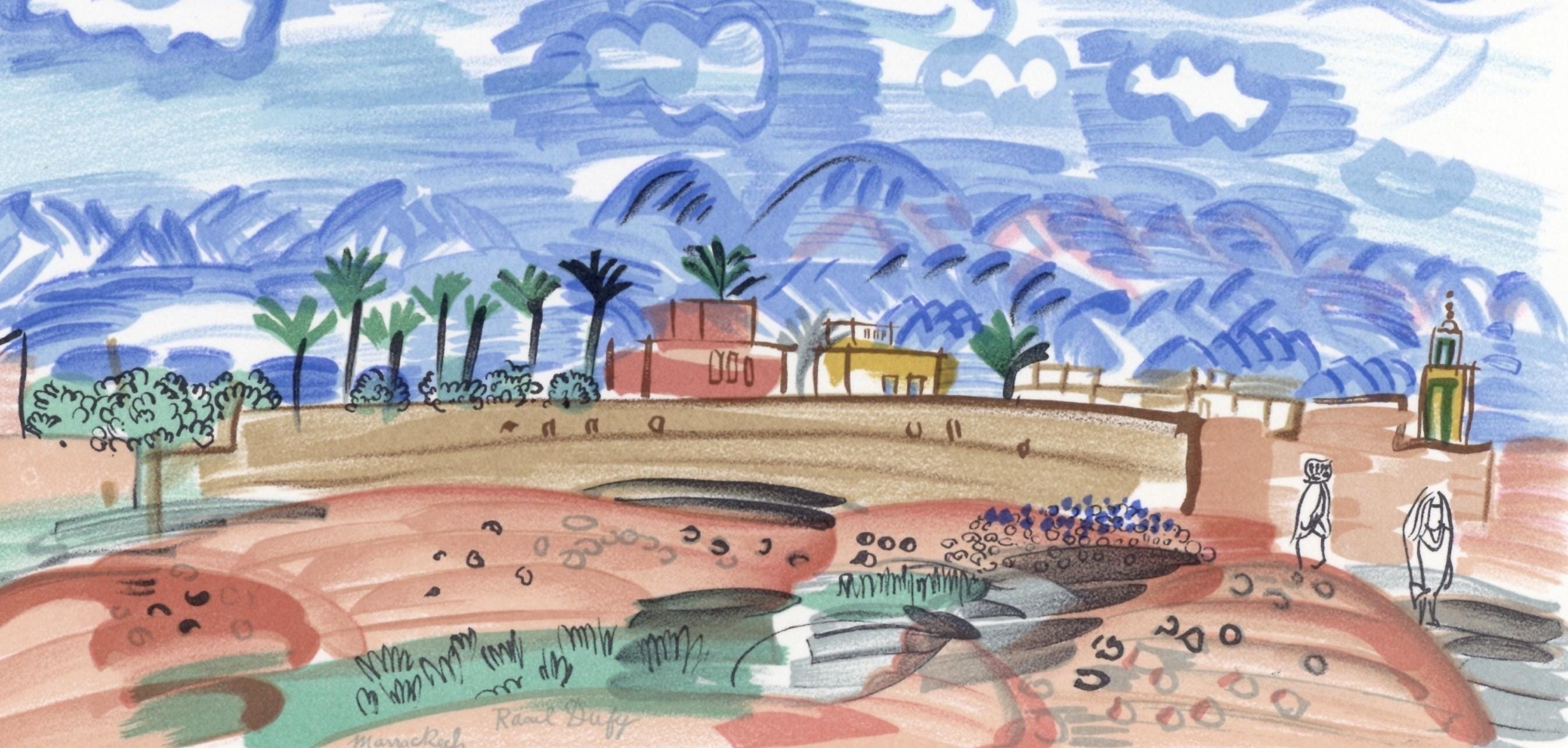 Raoul Dufy, Au Maroc, Lettre à mon peintre Raoul Dufy, Limited Edition Lithograph