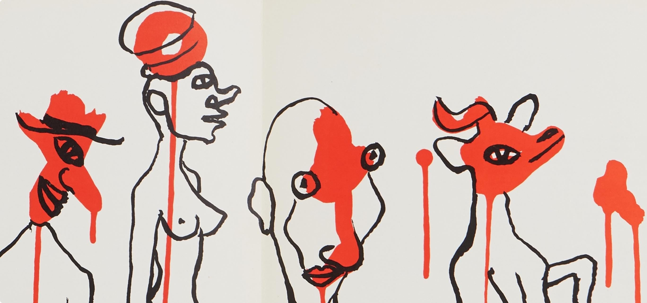 Alexander Calder, Composition, Derrière le miroir, Limited Edition Lithograph