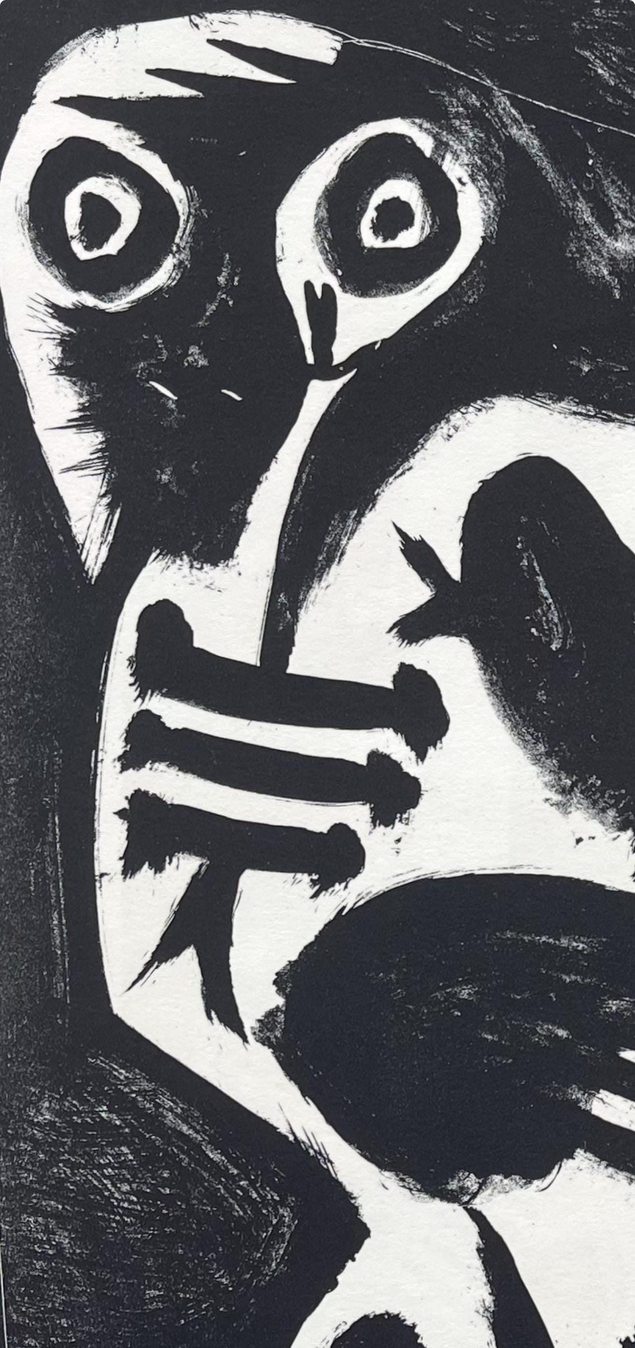Pablo Picasso, Composition, Picasso Lithographs Since 1945, Cincinnati Art Museum, Limited Edition Lithograph
