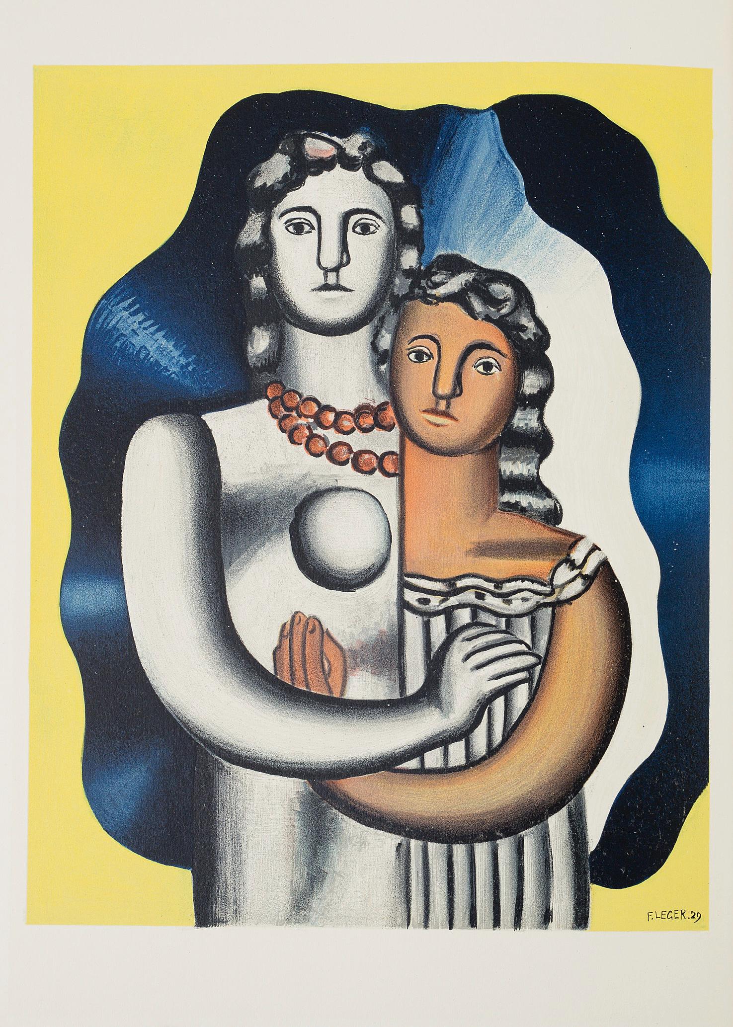 Fernand Léger, Composition, Derrière le miroir, Limited Edition Lithograph