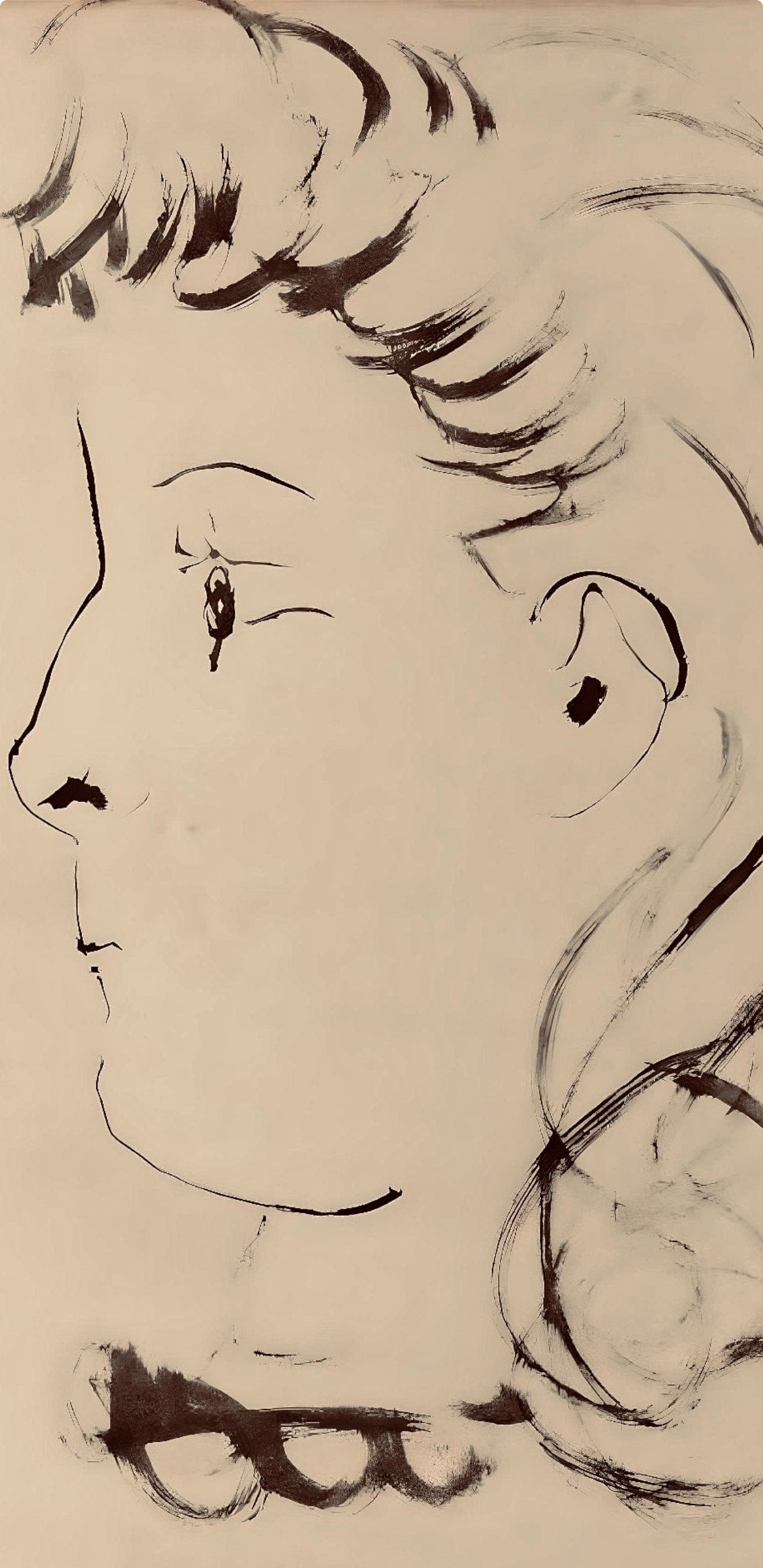 Pablo Picasso, Composition, Carnet de dessins de Picasso, Cahiers d’Art, Limited Edition Lithograph