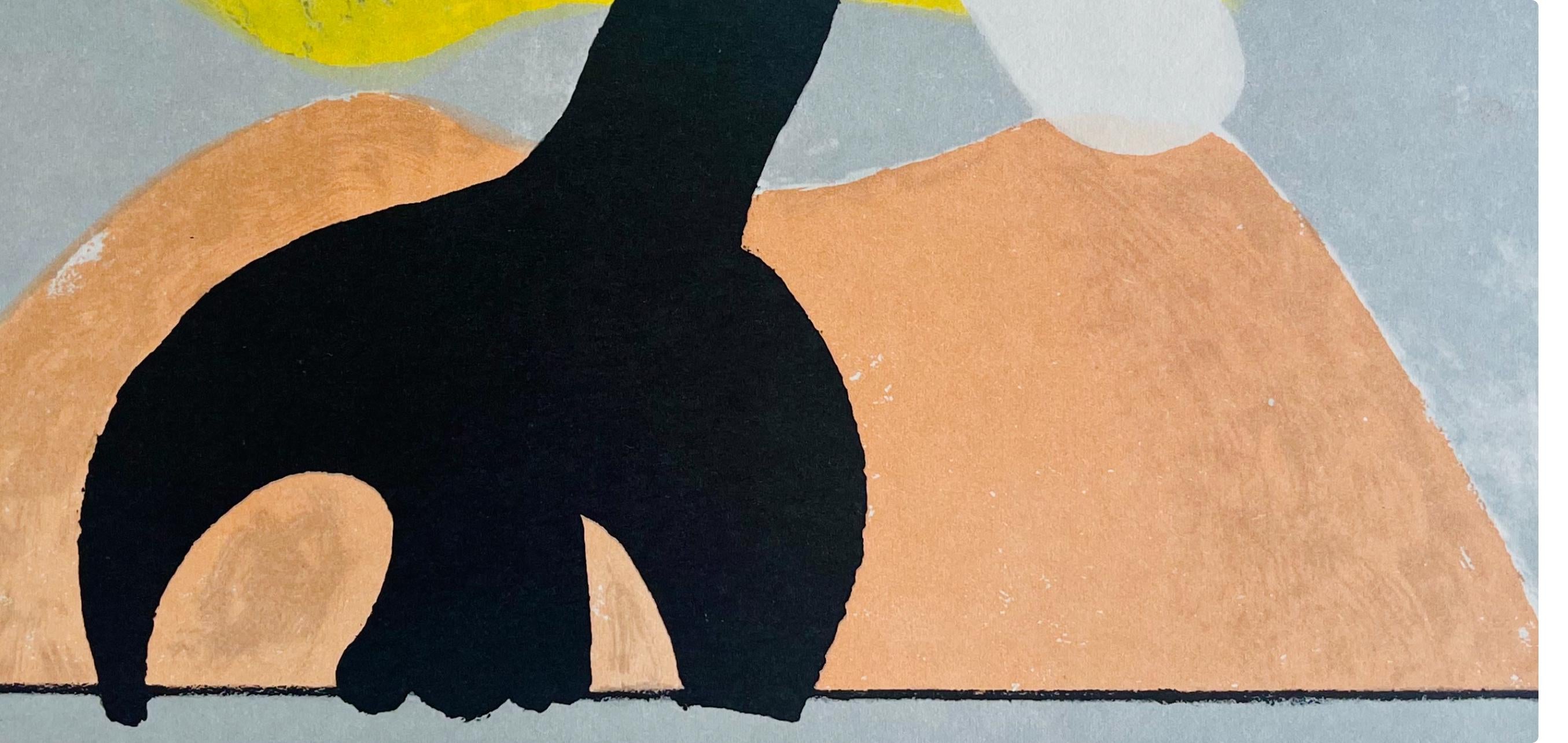 Georges Braque, Composition, Derrière le miroir, Limited Edition Lithograph