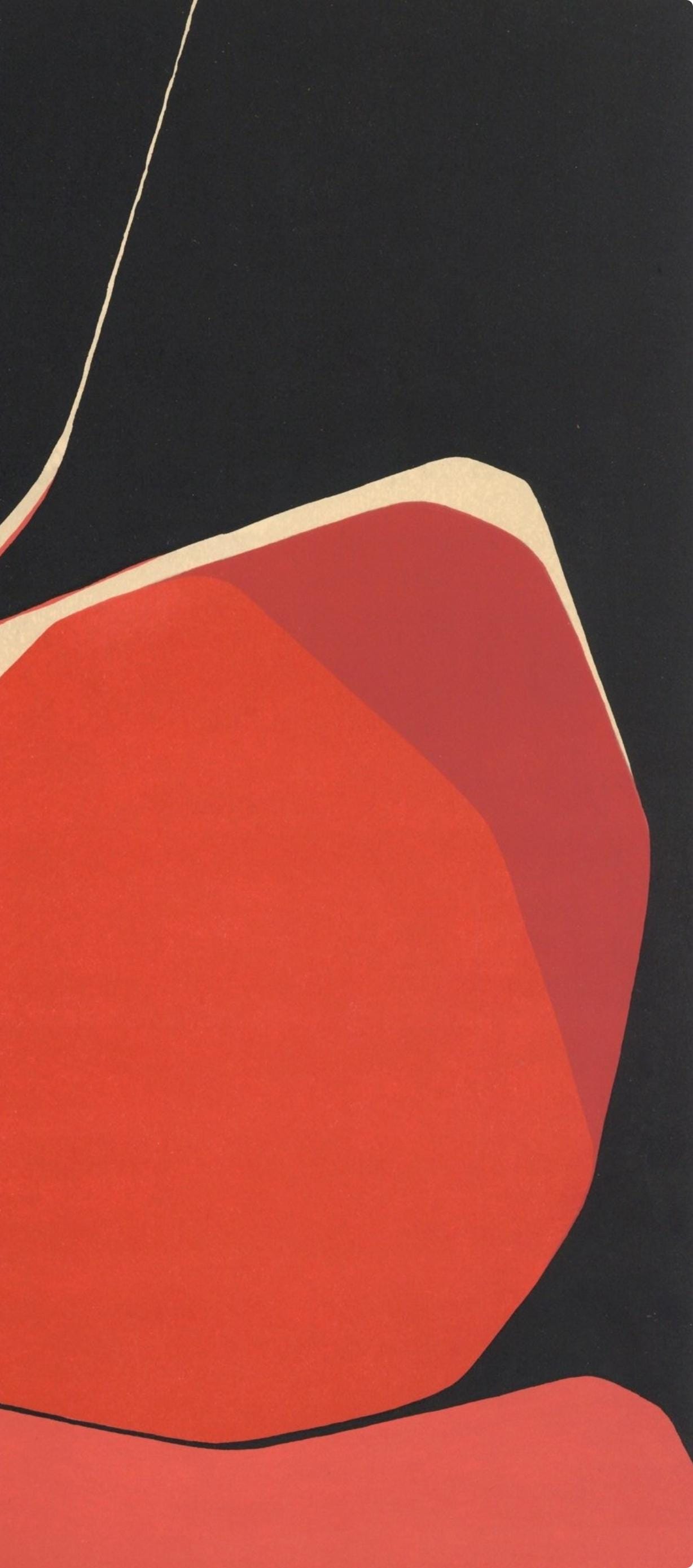 Pablo Palazuelo, Composition, Derrière le miroir, Limited Edition Lithograph