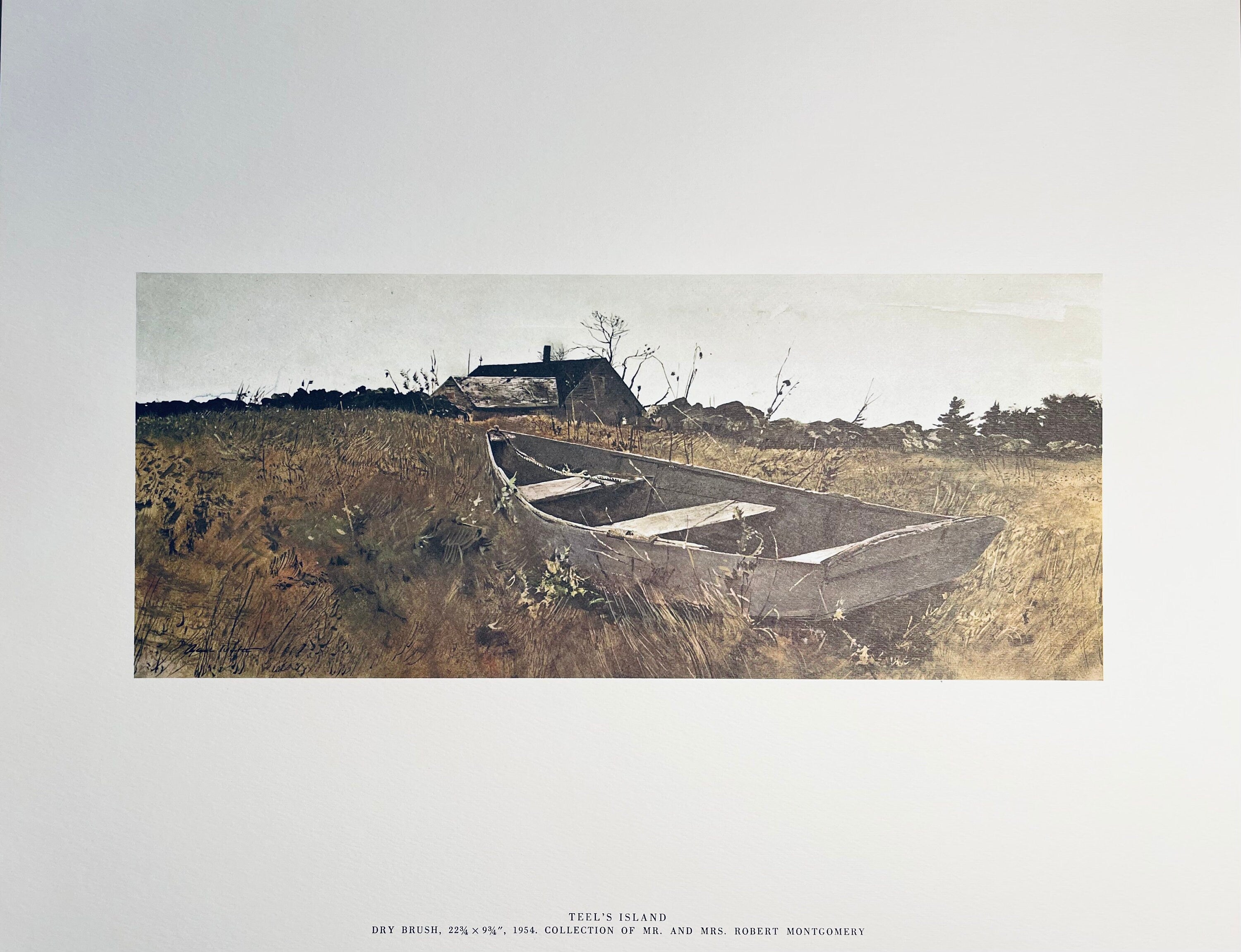 Andrew Wyeth, Teel’s Island, The Four Seasons, Limited Edition Lithograph