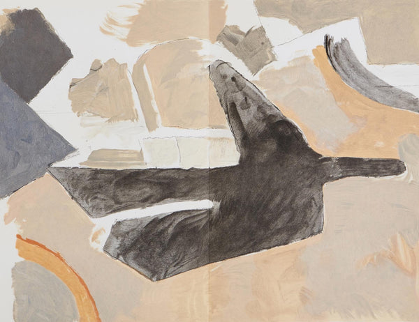 Georges Braque, Composition, Derrière le miroir, Limited Edition Lithograph