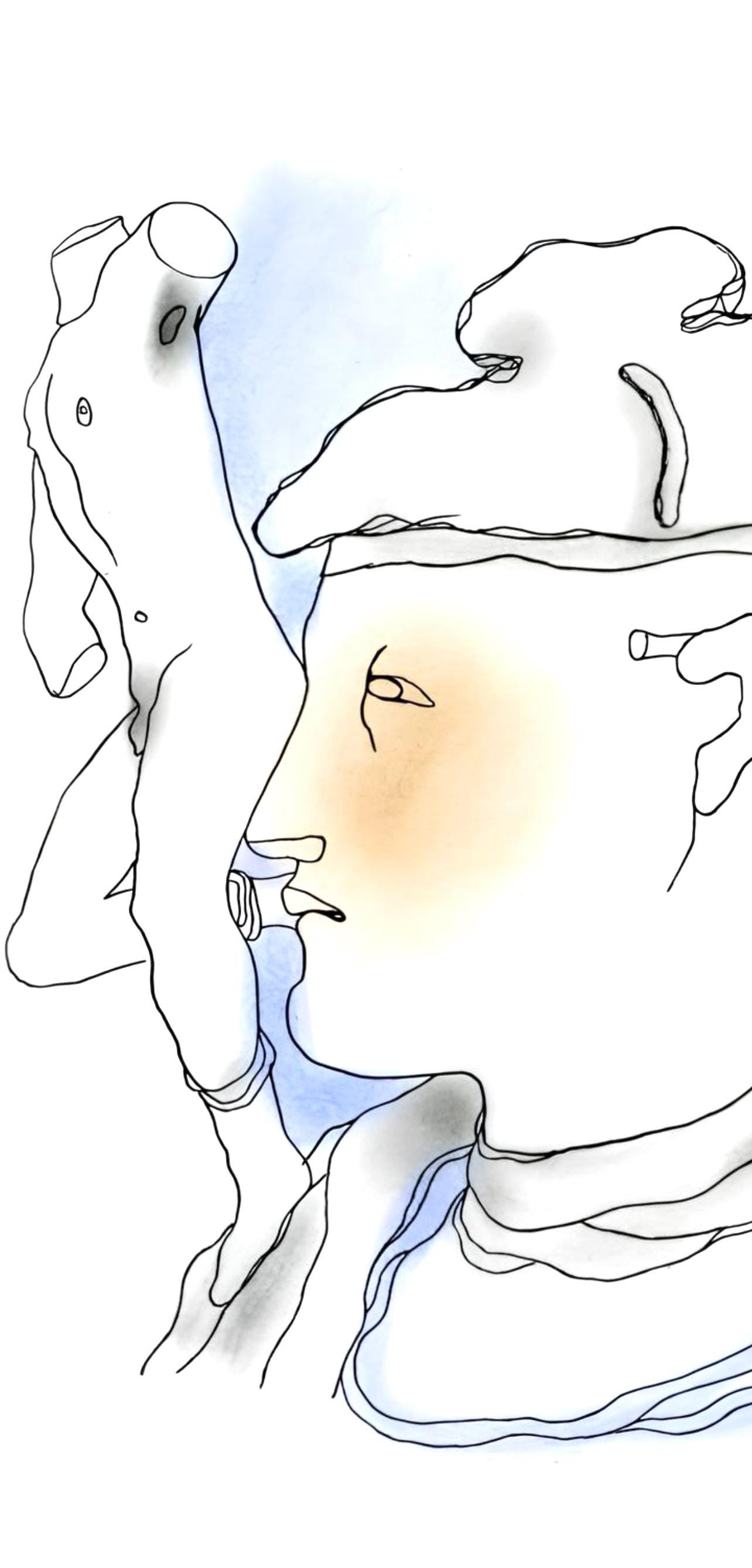 Jean Cocteau, Composition, Le Livre Blanc, Limited Edition Lithograph