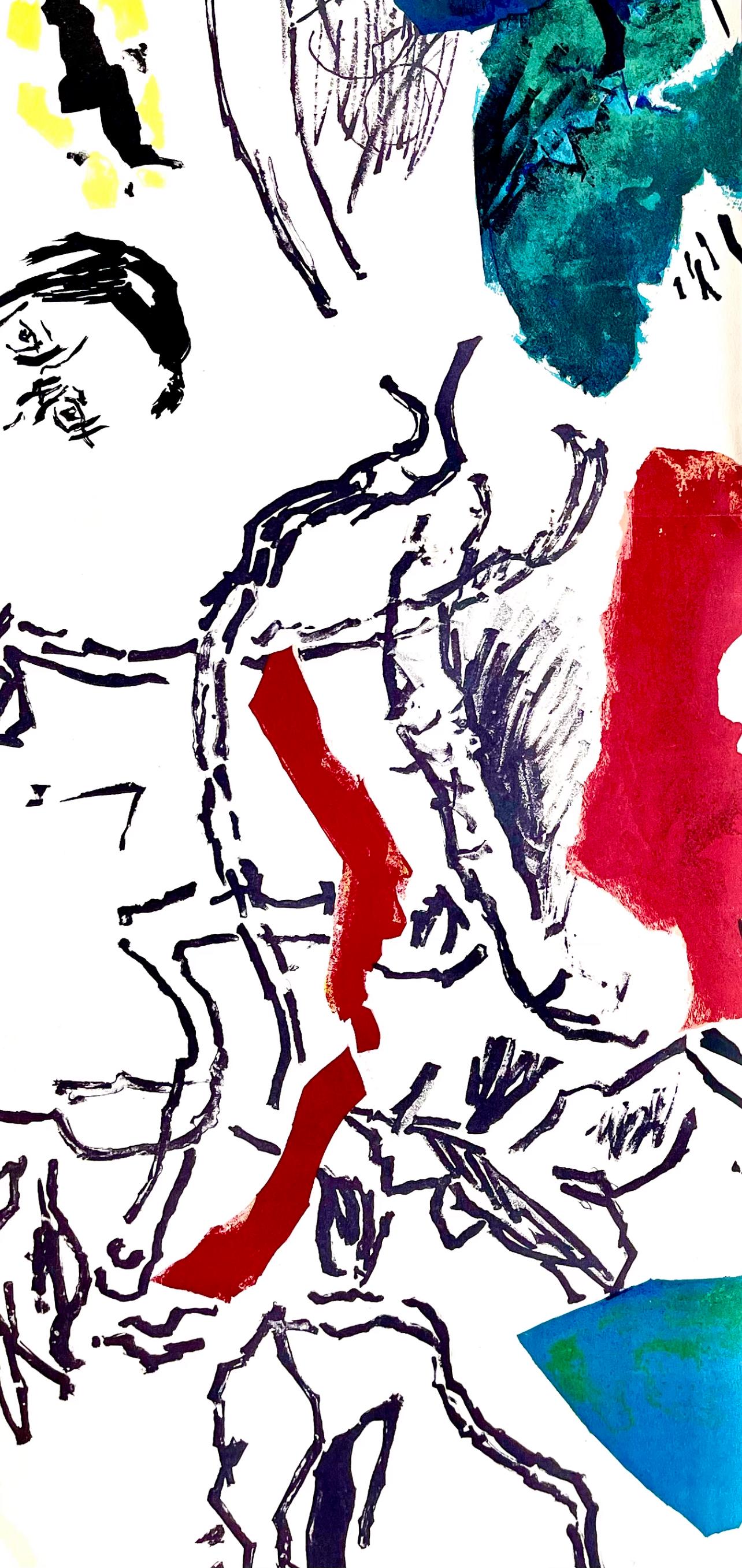 Jean Bazaine, Composition, Derrière le miroir, Limited Edition Lithograph